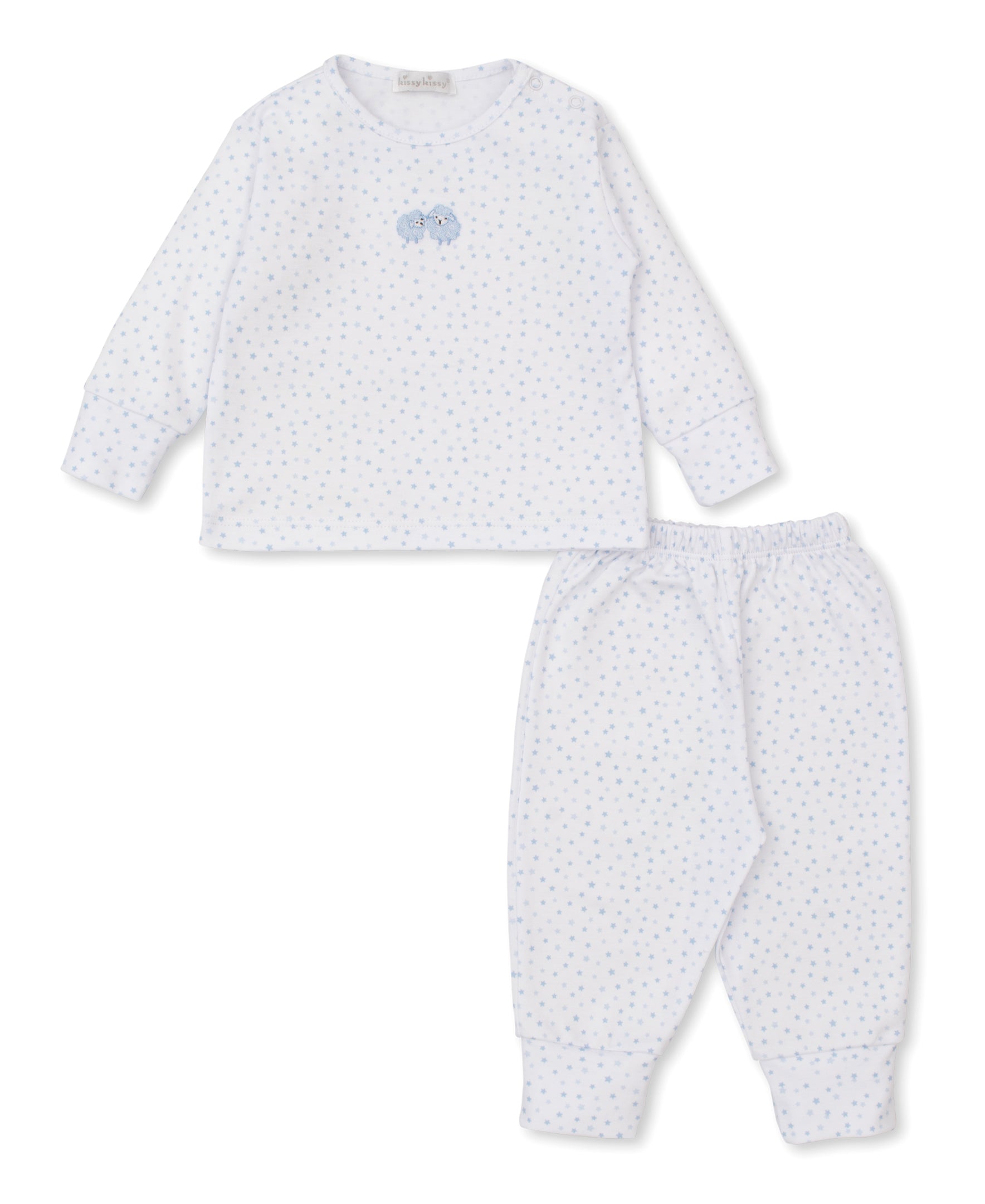 Baa Baa Baby Sheep Blue Star Pant Set - Kissy Kissy