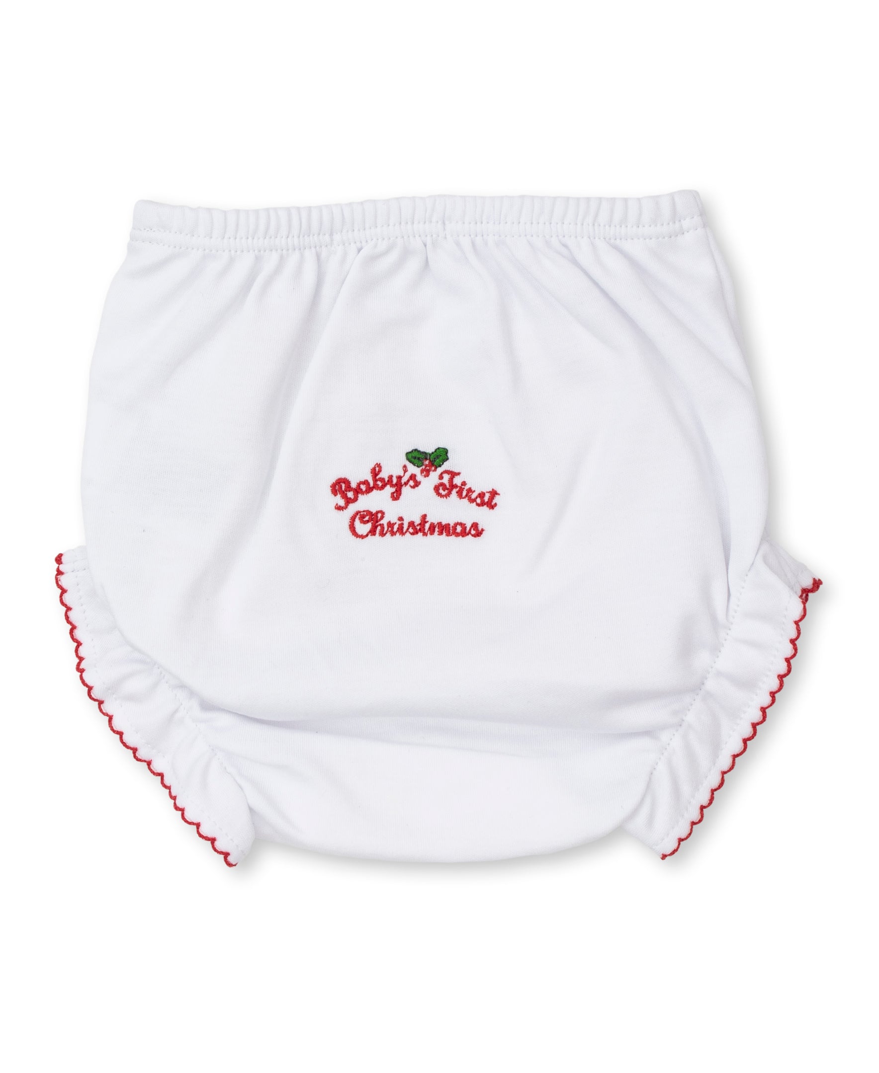 Baby's First Christmas 24 Diaper Cover - Kissy Kissy