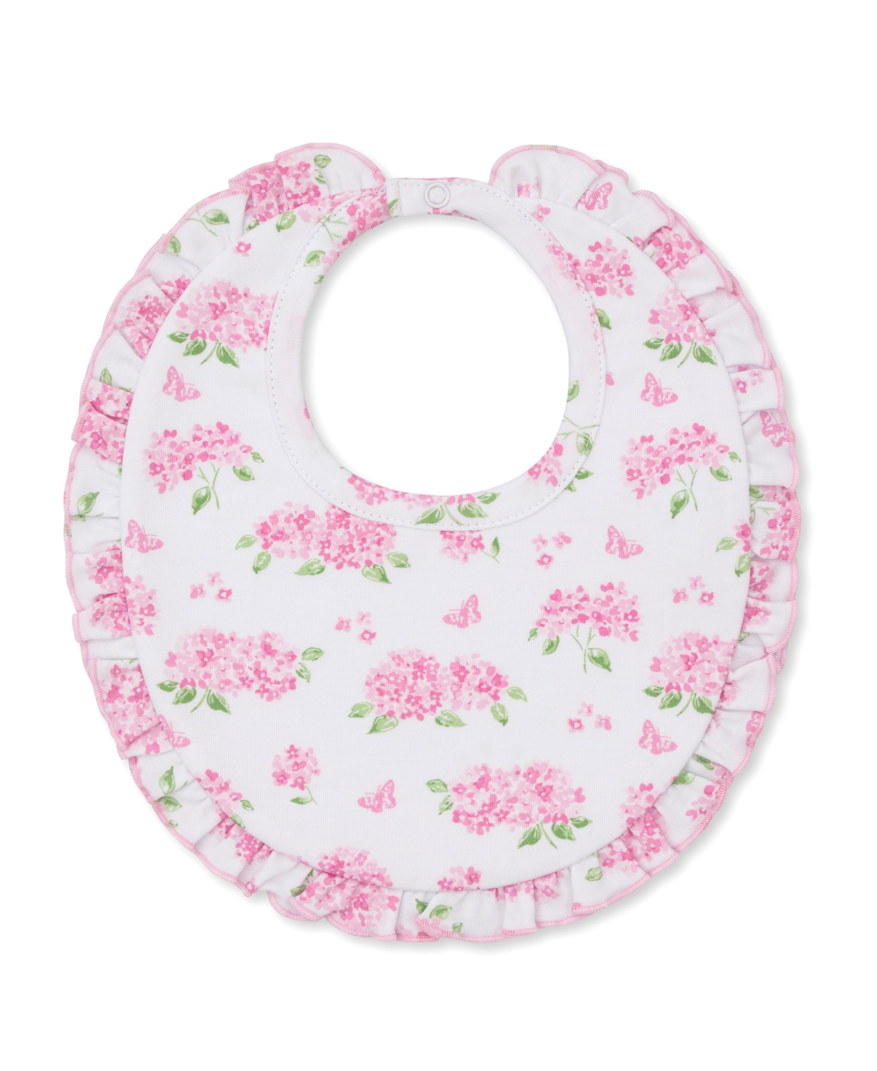 Heavenly Hydrangeas Pink Bib - Kissy Kissy