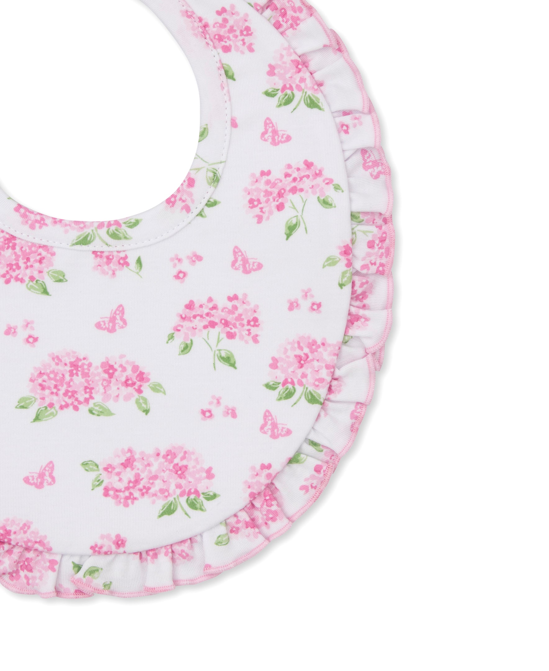 Heavenly Hydrangeas Pink Bib - Kissy Kissy