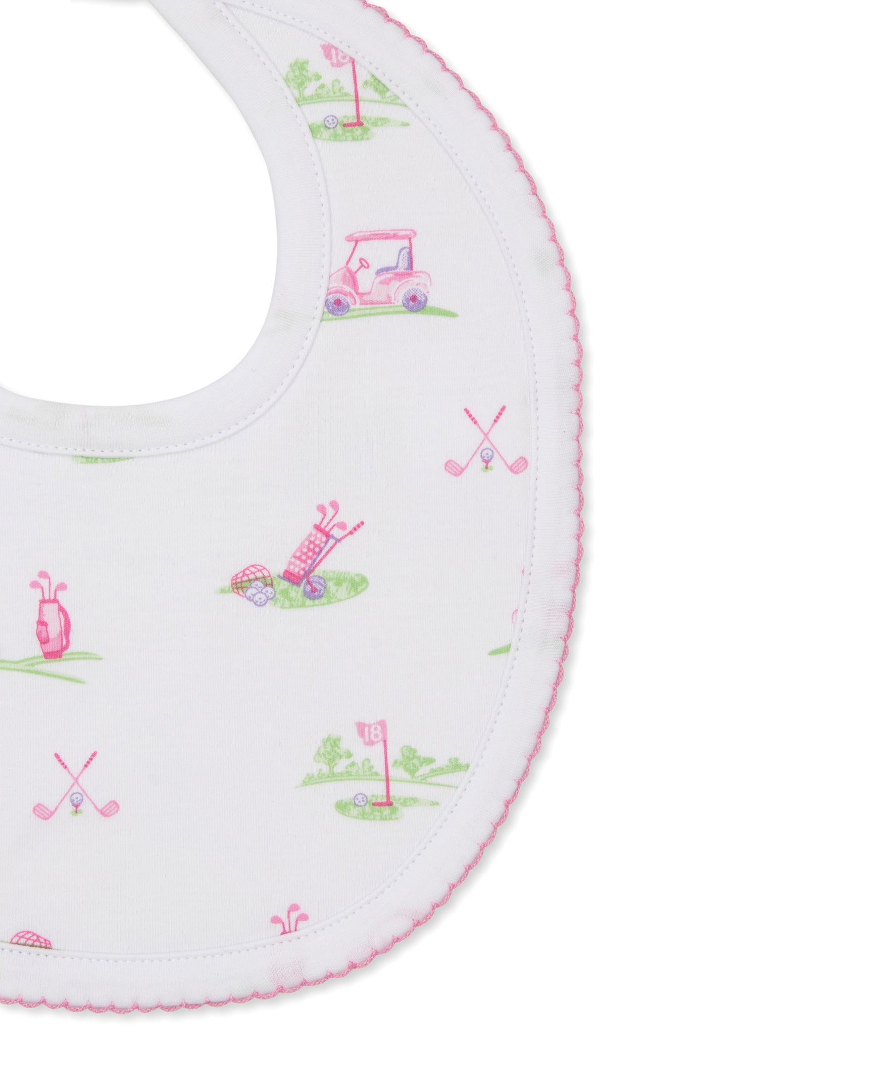 Fairway Foursome Pink Bib - Kissy Kissy