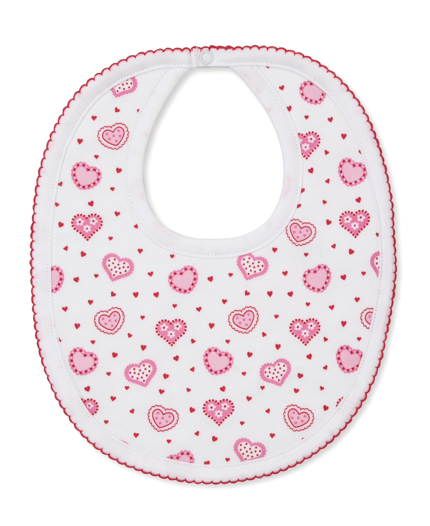 Heatfelt Hearts Bib - Kissy Kissy