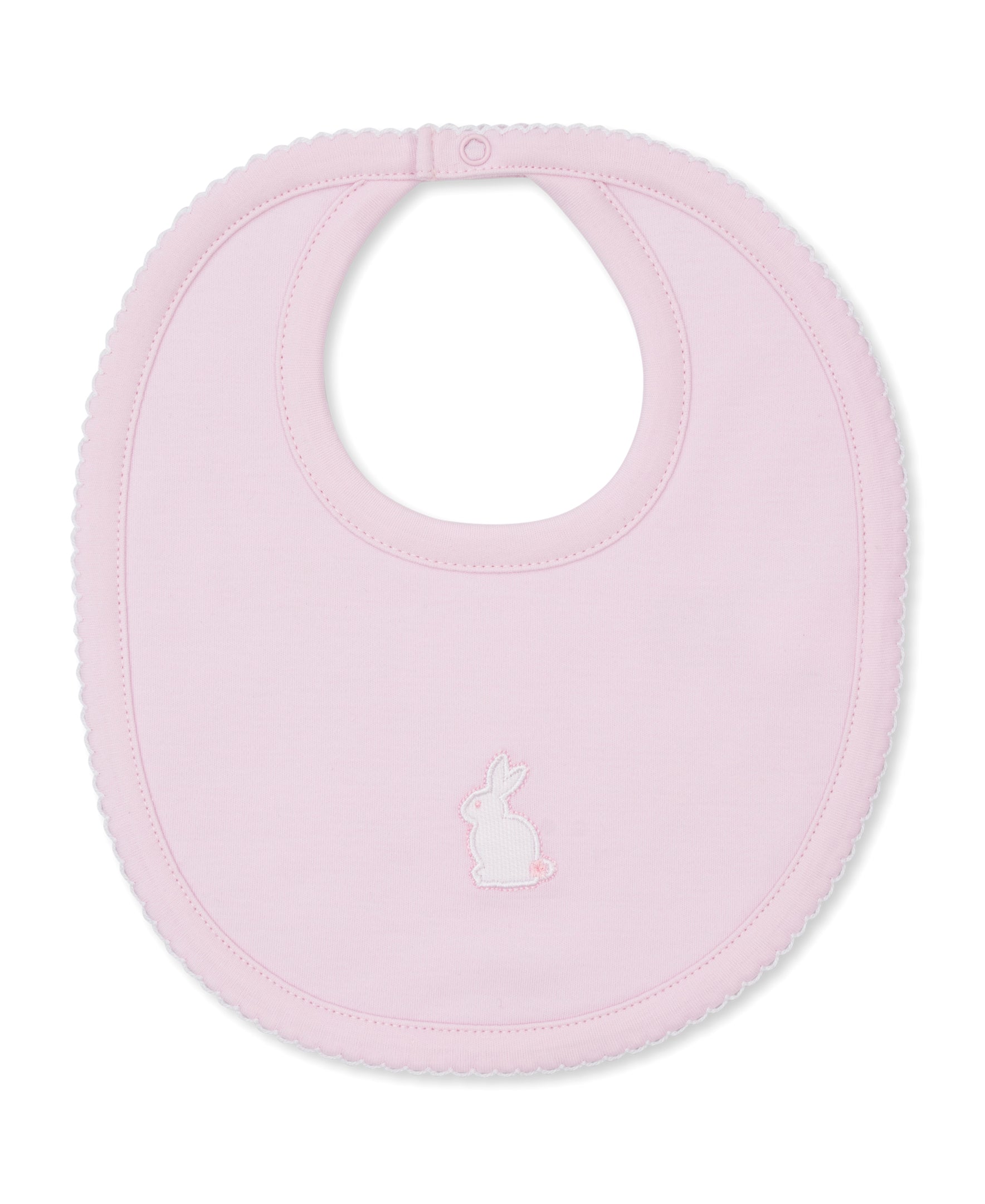 Pique Bunny Bash Pink Bib - Kissy Kissy