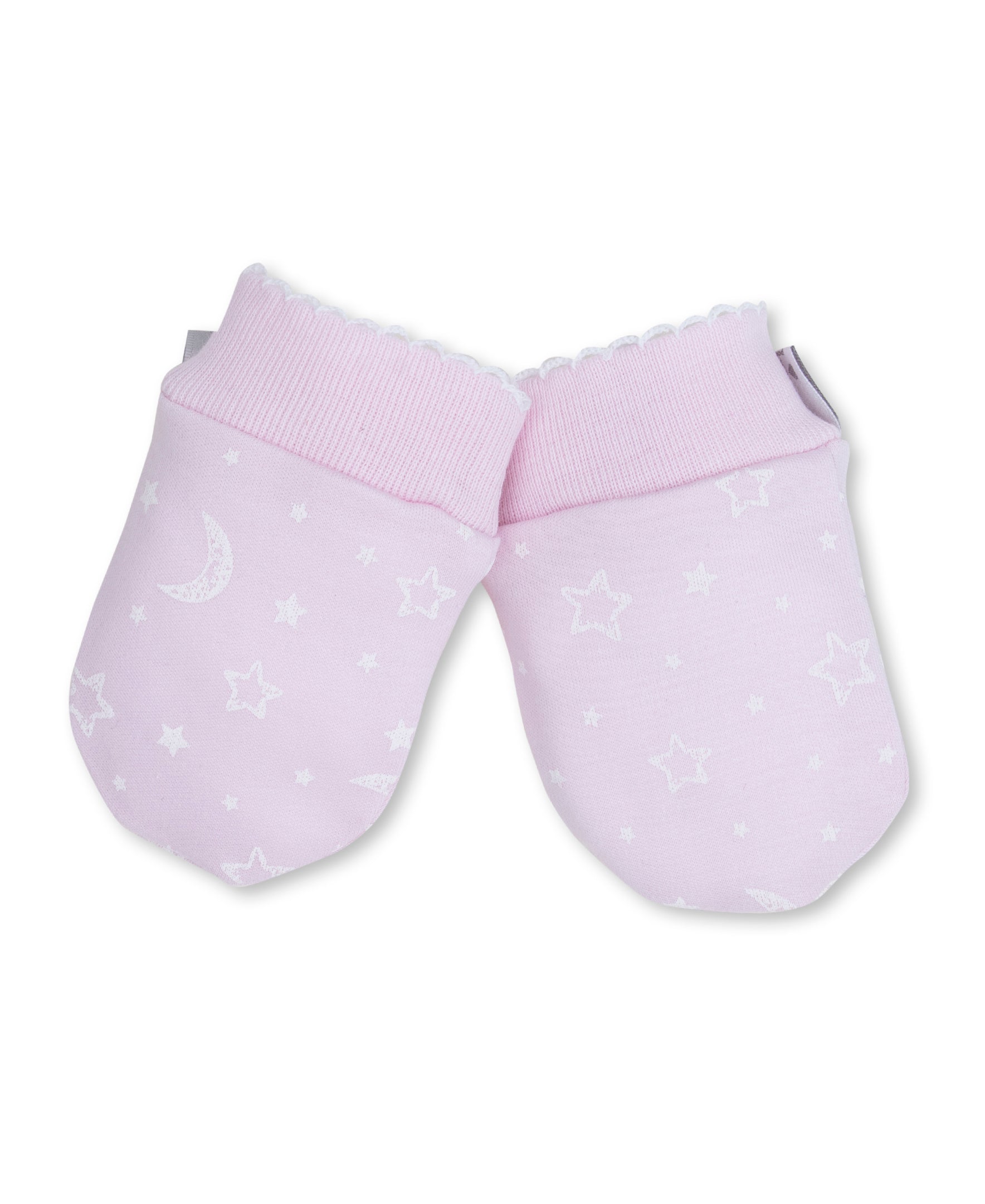 Crescent Moonlight Pink Mitts - Kissy Kissy