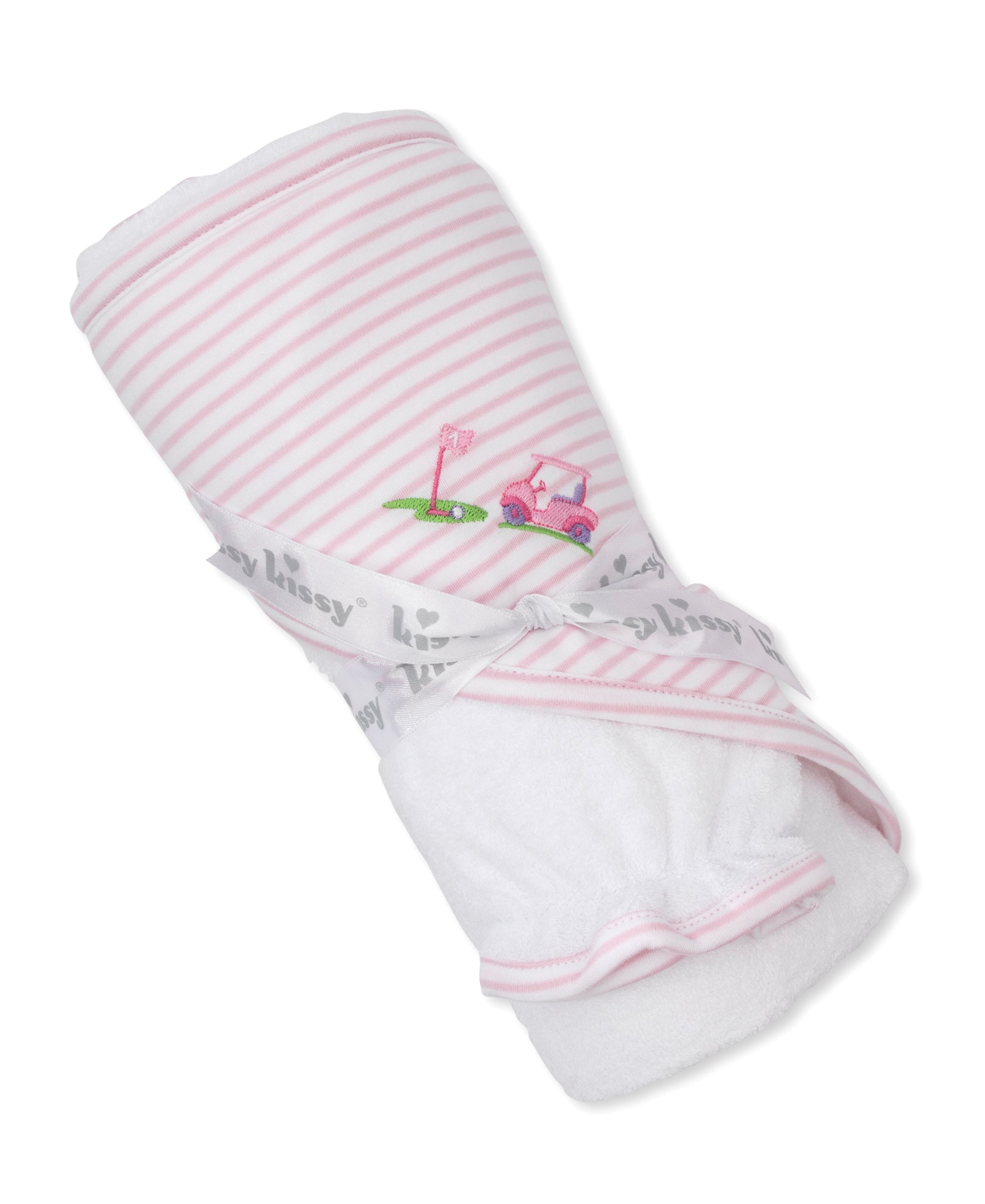 Fairway Foursome Pink Towel & Mitt Set - Kissy Kissy