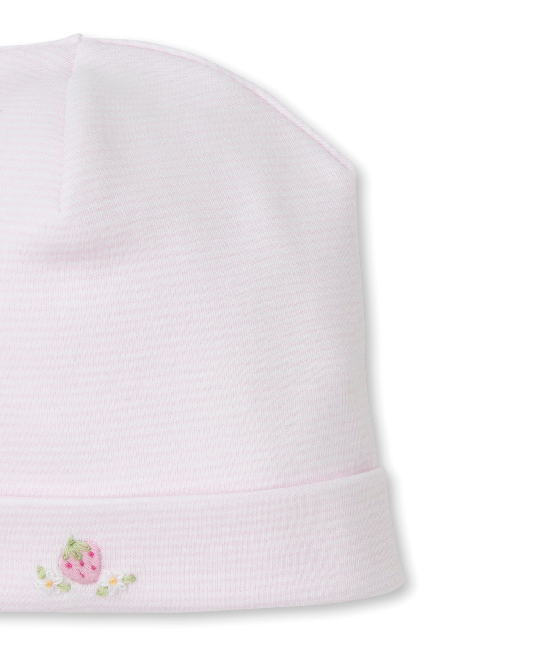 CLB Summer Medley 24 Pink Hand Emb. Striped Hat