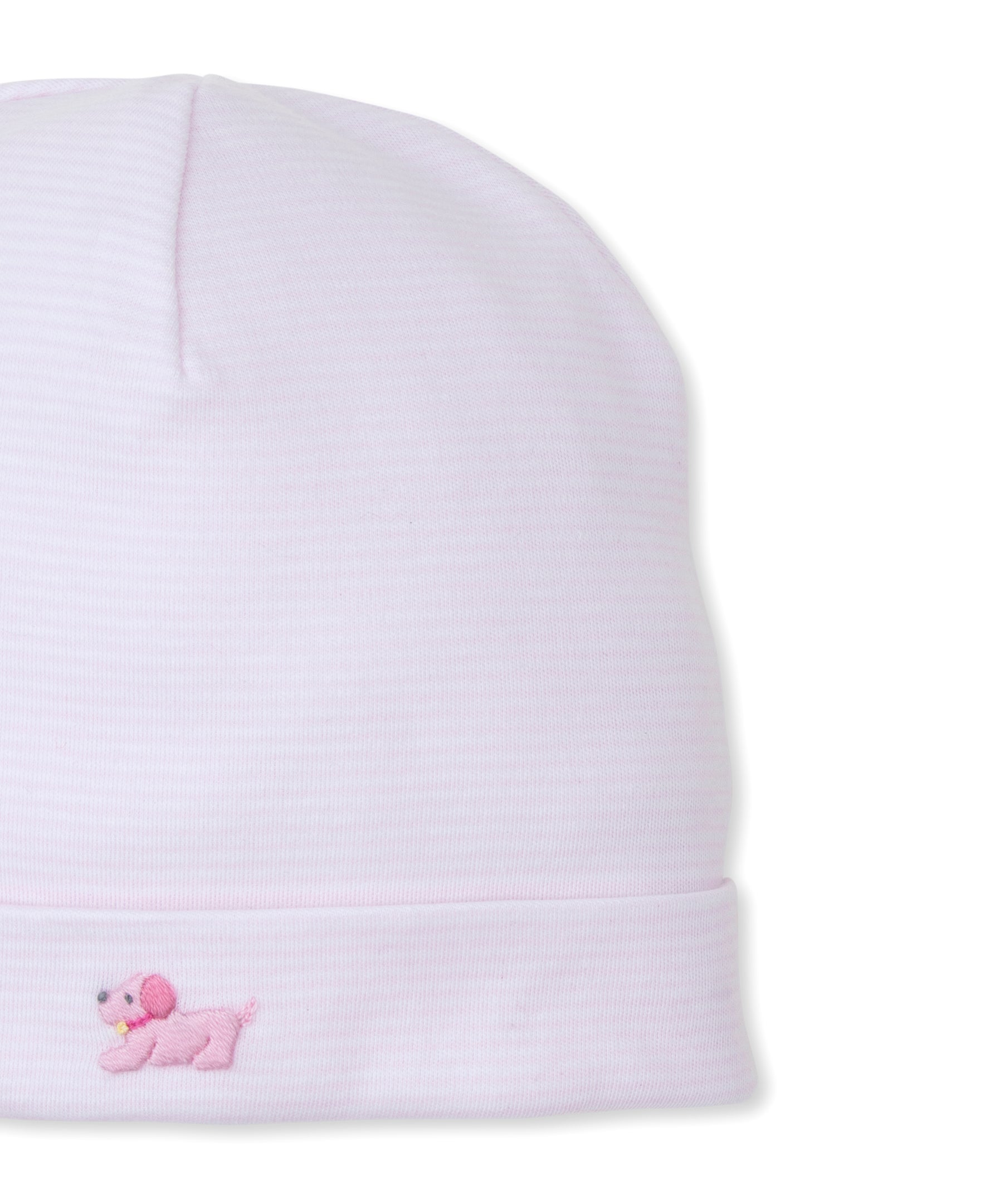 Premier Puppies Hand Emb. Pink Stripe Hat - Kissy Kissy