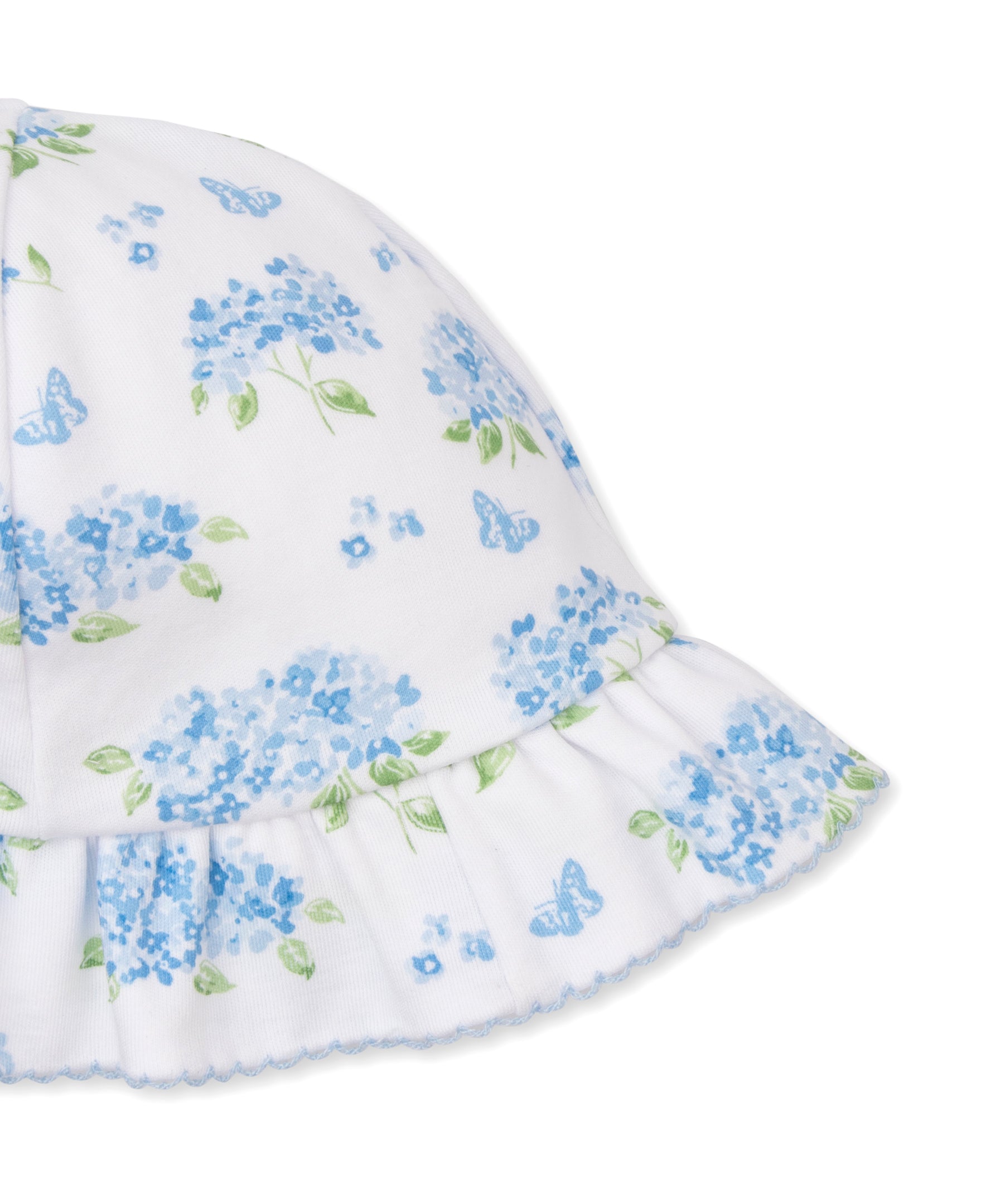 Heavenly Hydrangeas Blue Floppy Hat - Kissy Kissy