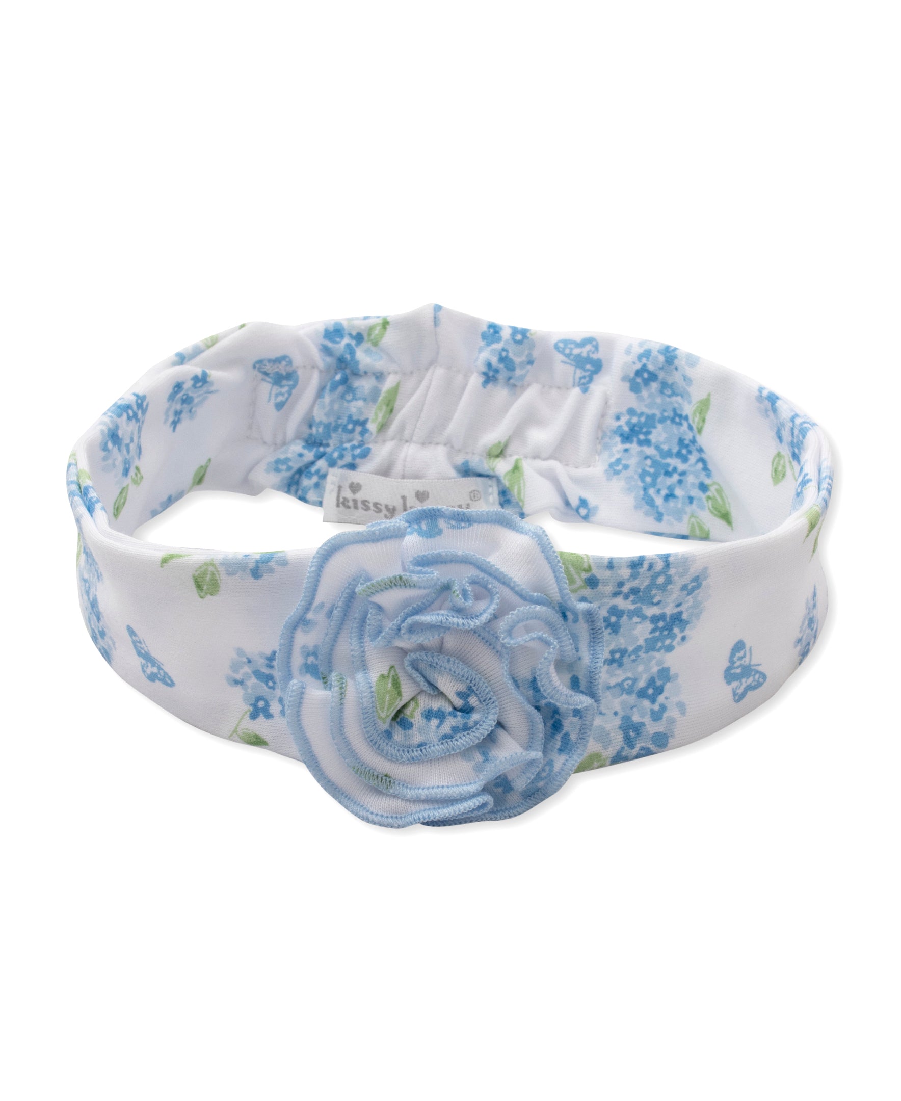 Heavenly Hydrangeas Blue Headband - Kissy Kissy