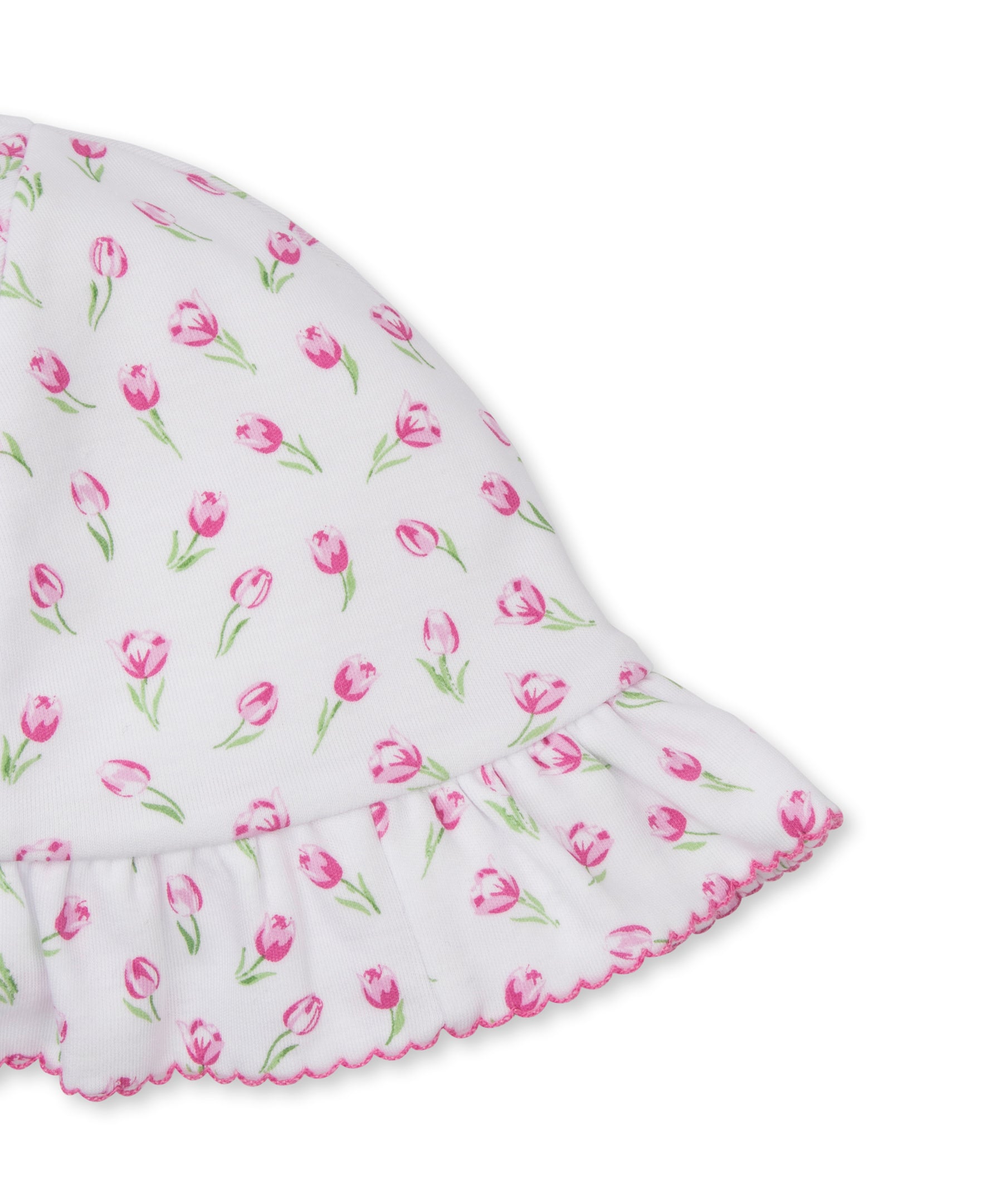 Tulip Blossoms White Floppy Hat - Kissy Kissy