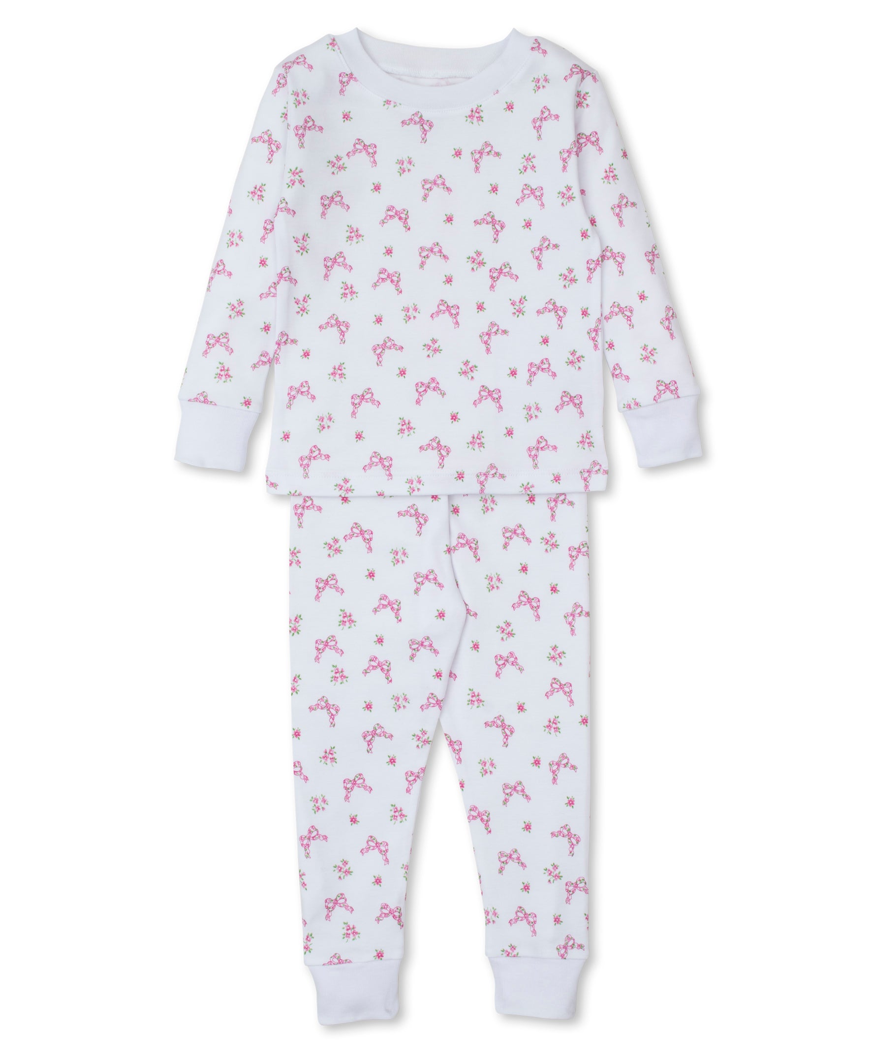 Blooming Bows Pink Pajama Set