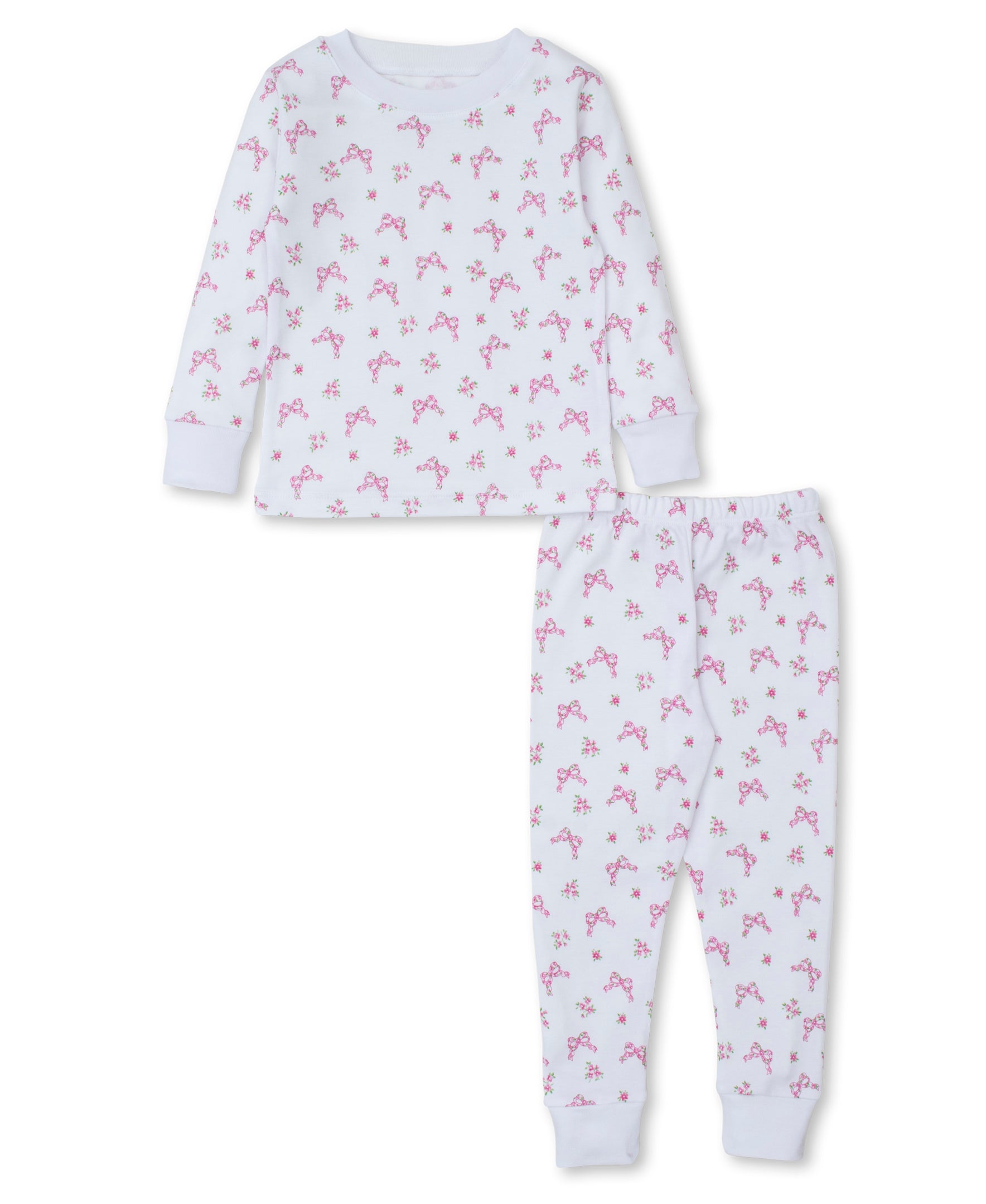 Blooming Bows Pink Pajama Set