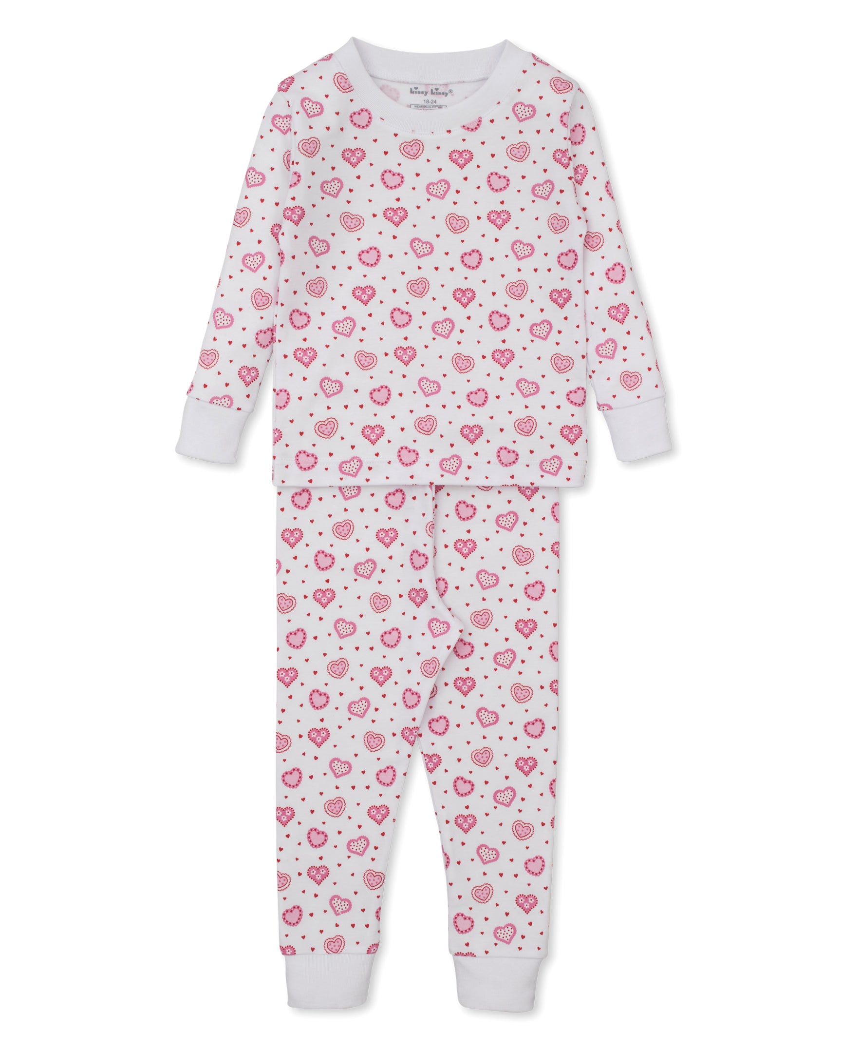 Heartfelt Hearts Pajama Set - Kissy Kissy