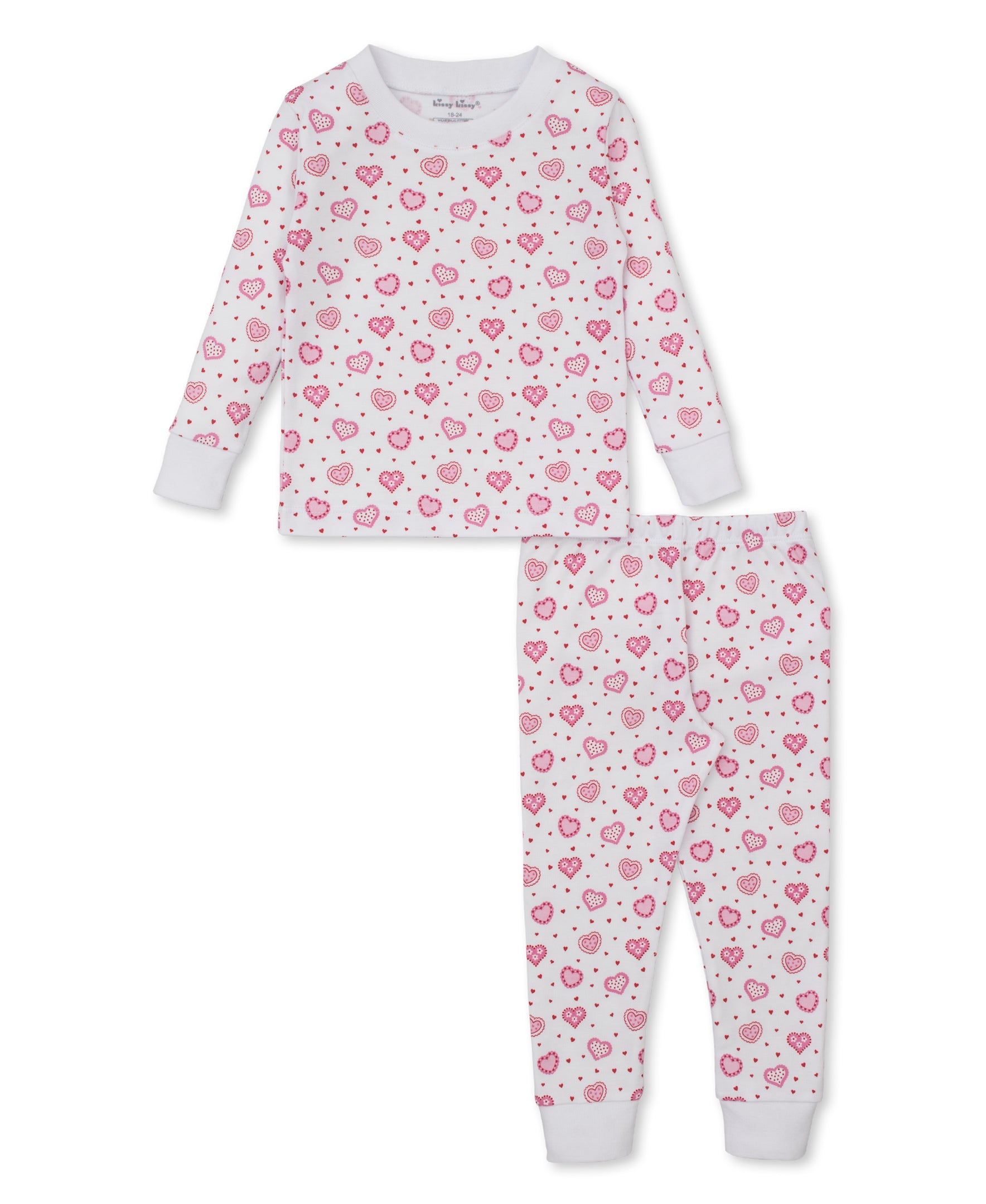 Heartfelt Hearts Pajama Set - Kissy Kissy