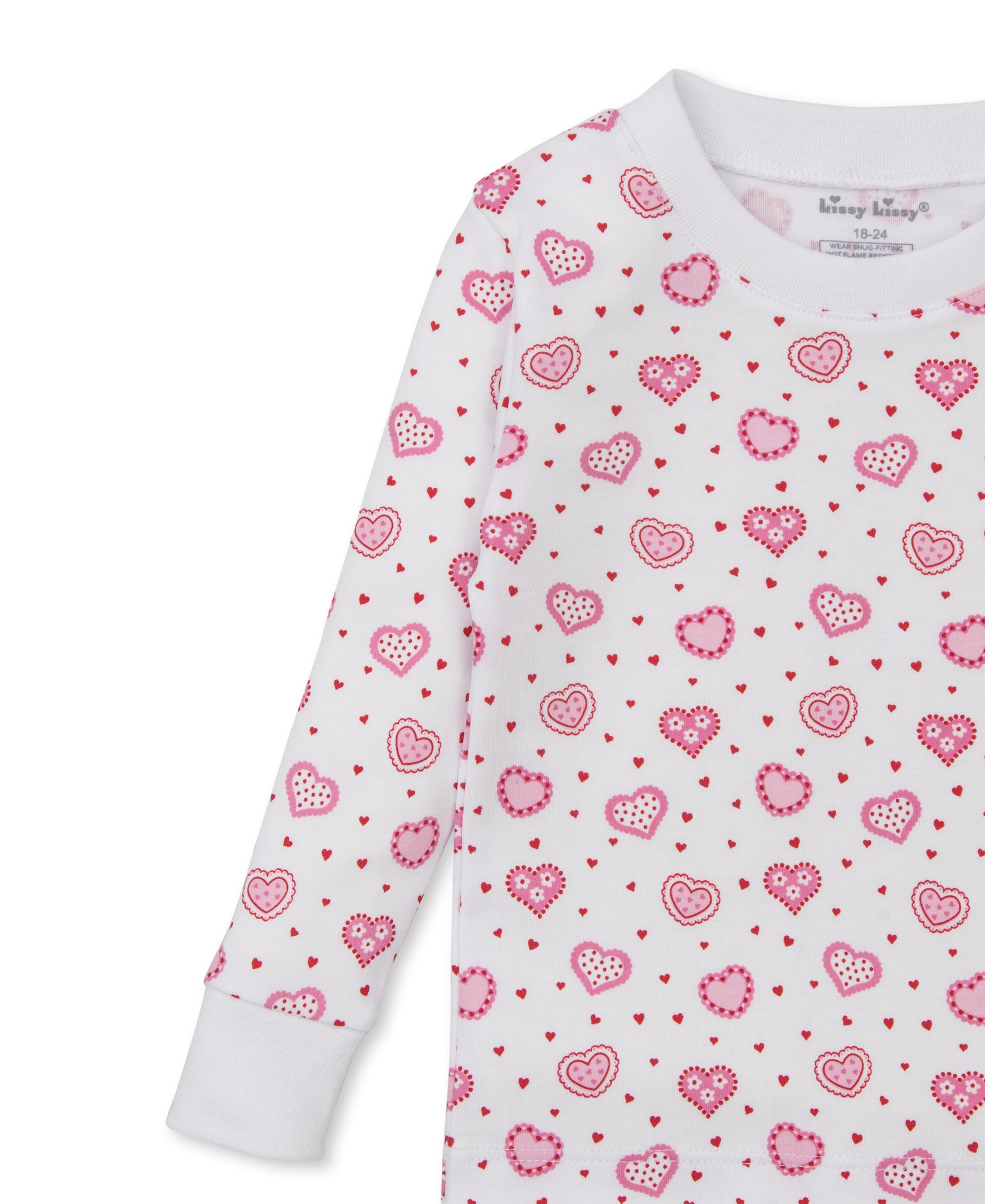 Heartfelt Hearts Pajama Set - Kissy Kissy