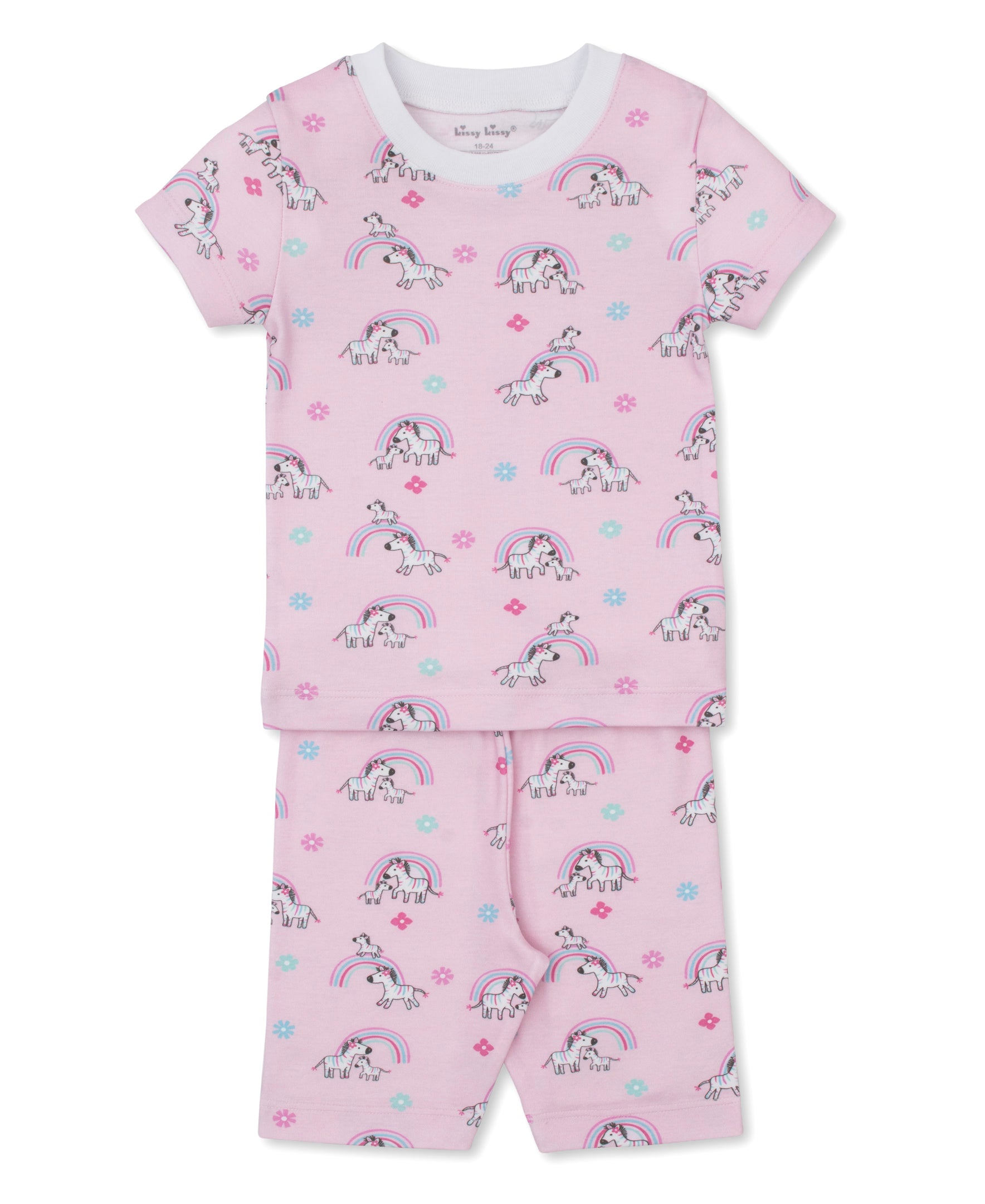 Zebras Summer Fun Short Toddler Pajama Set - Kissy Kissy