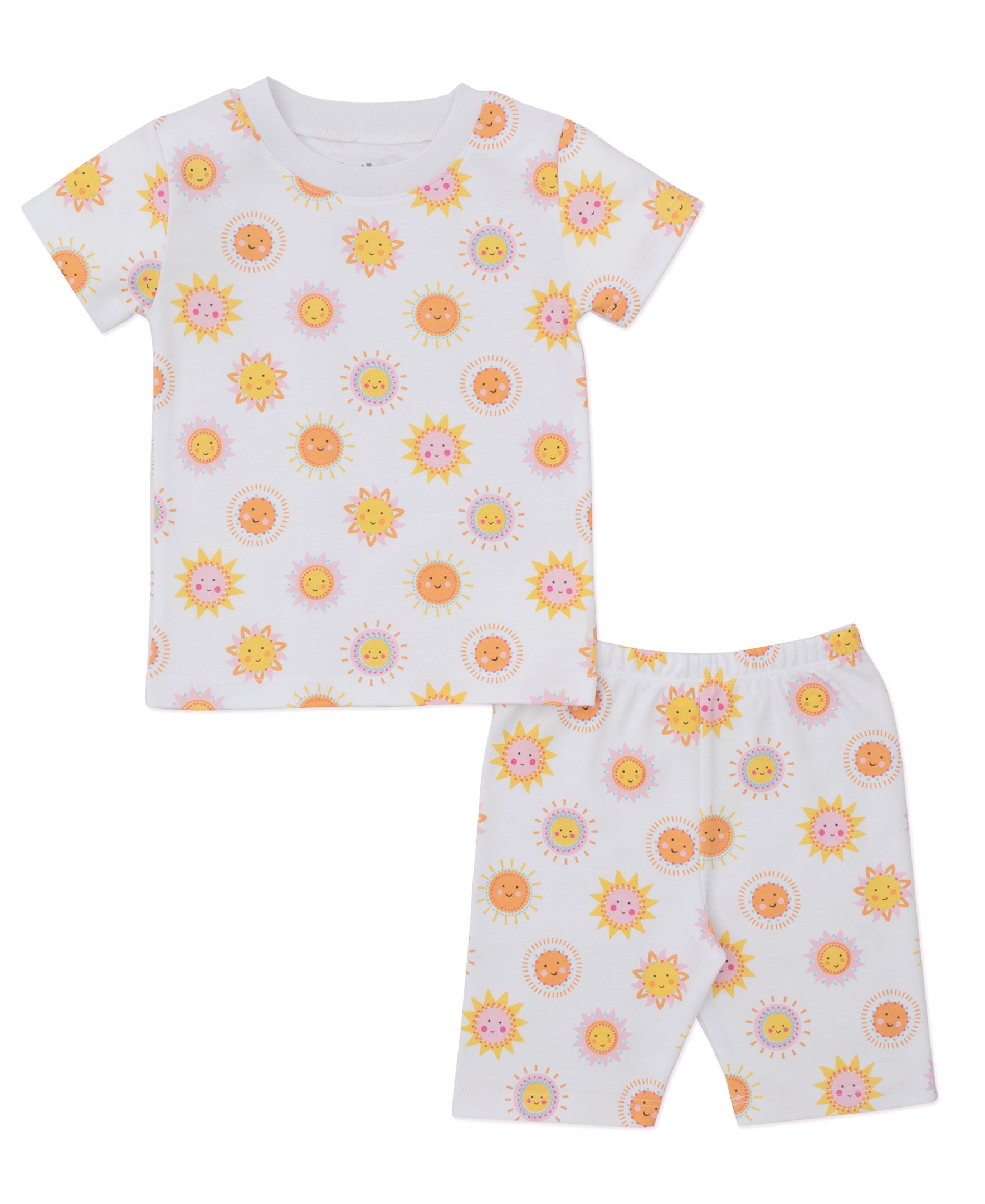 Sunshine Abounds Short Toddler Pajama Set - Kissy Kissy