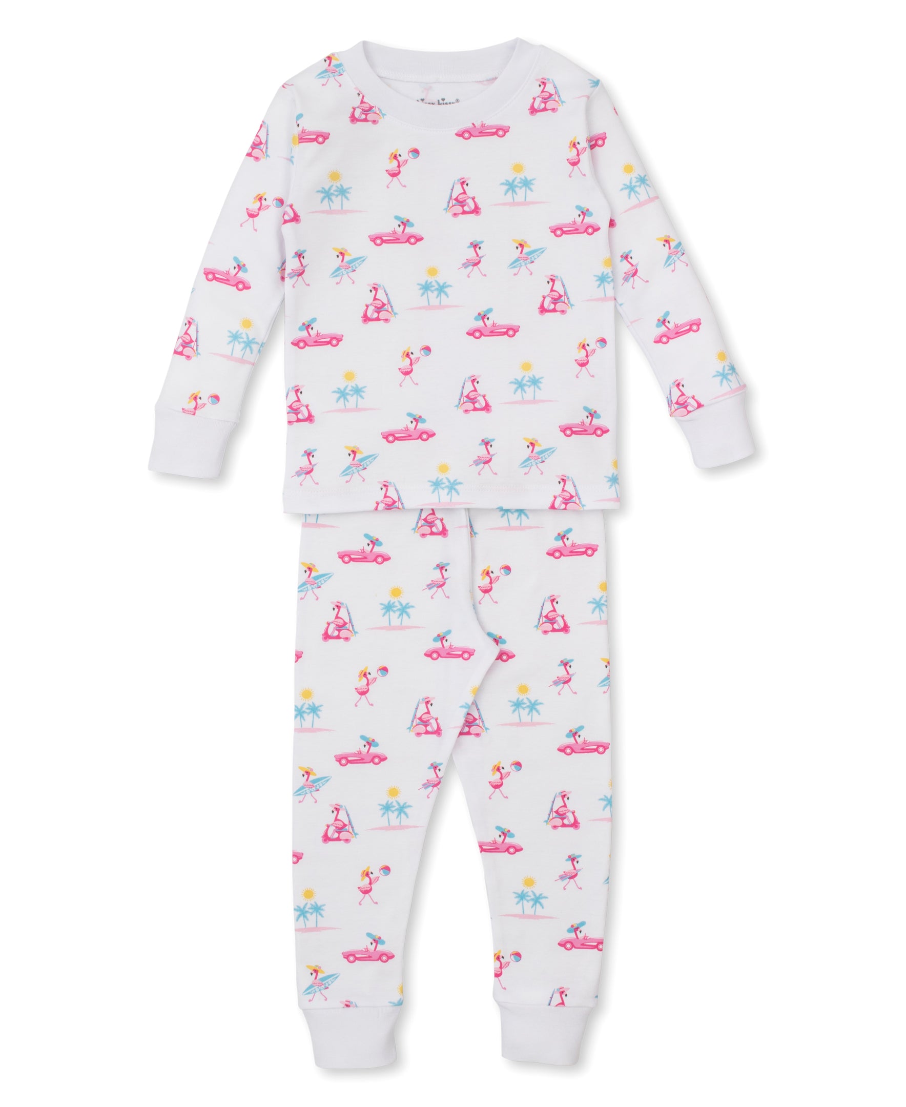 Flamingos Surfs Up Pajama Set - Kissy Kissy