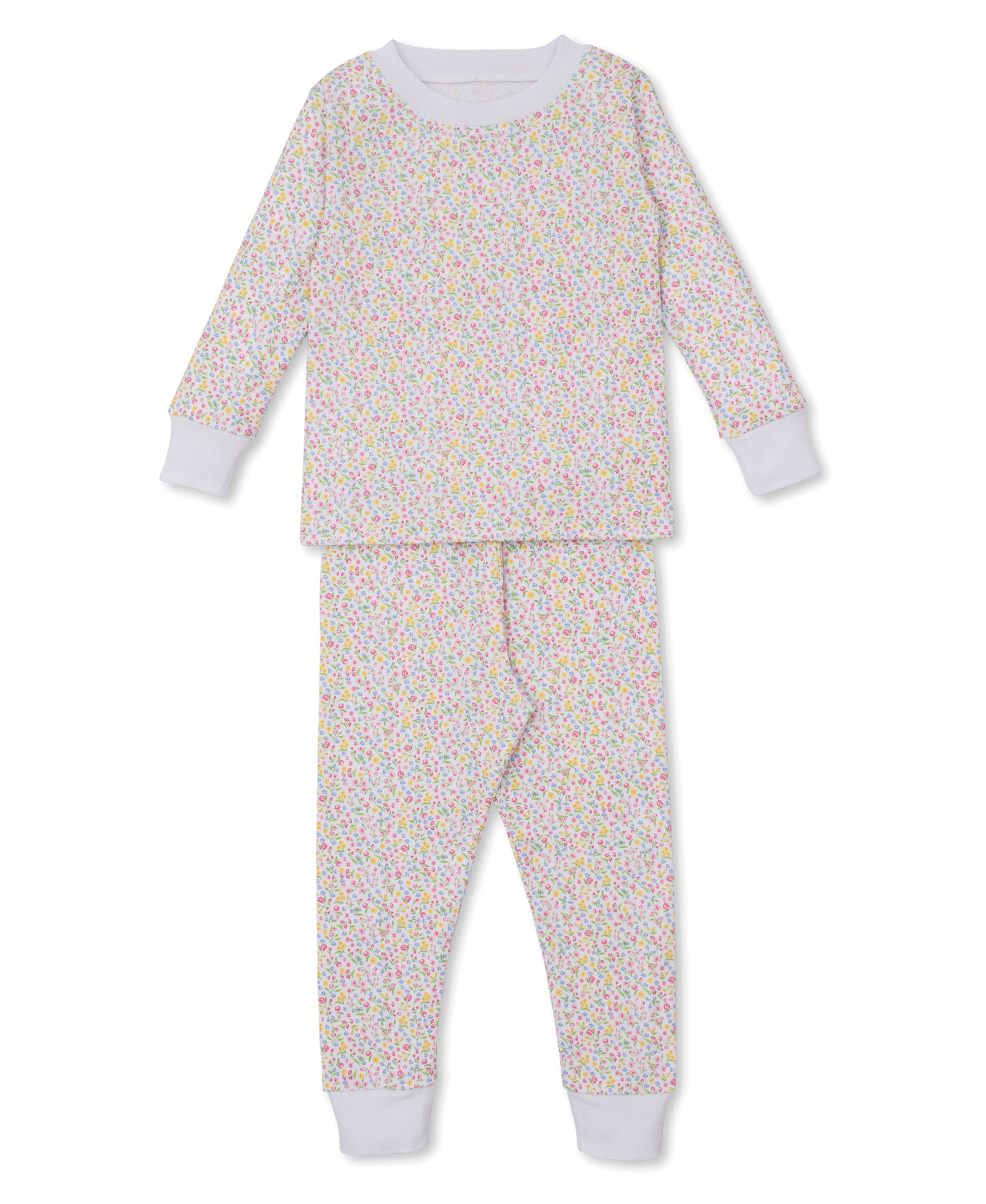 Garden Trellis Floral Toddler Pajama Set - Kissy Kissy