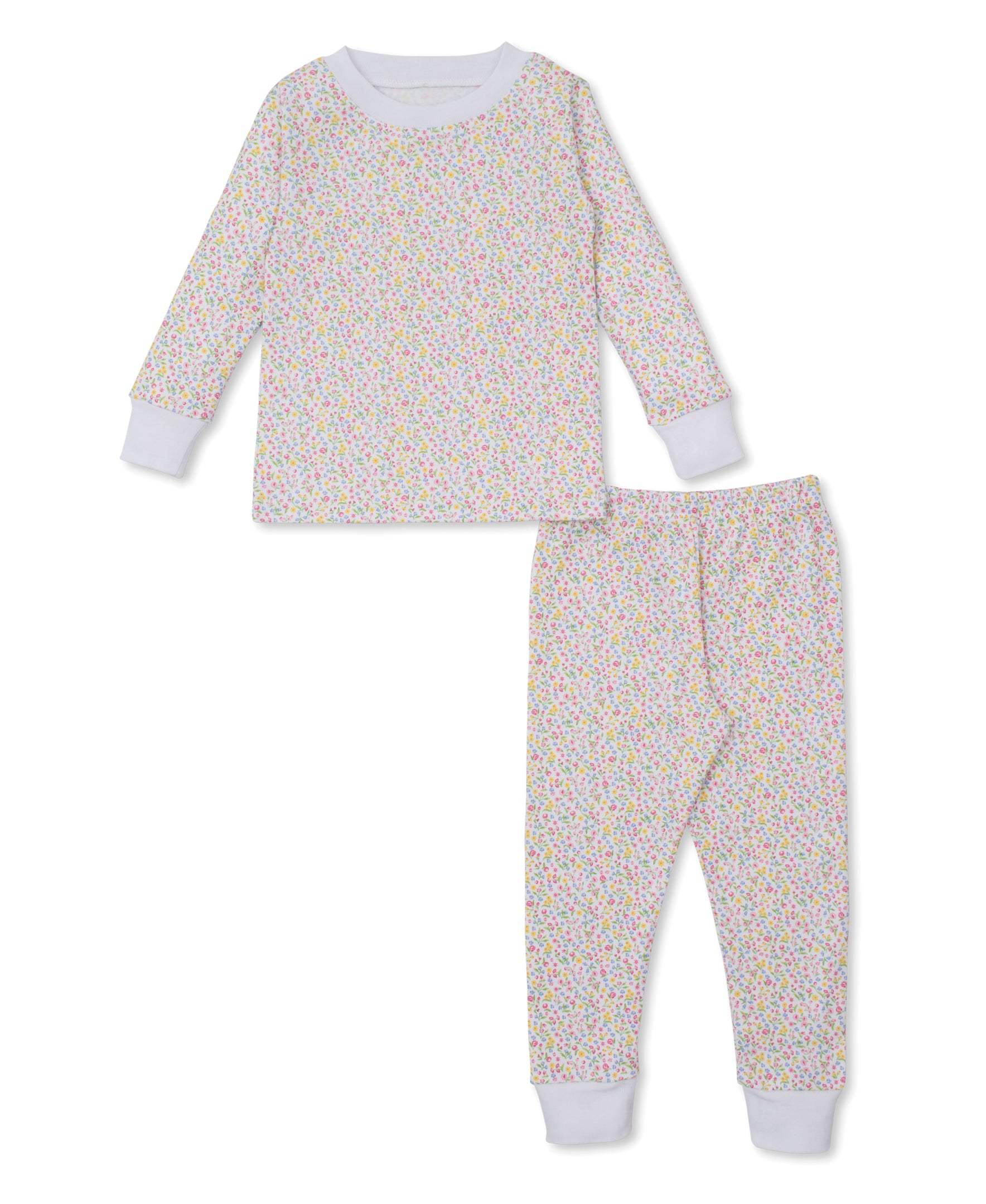 Garden Trellis Floral Toddler Pajama Set - Kissy Kissy