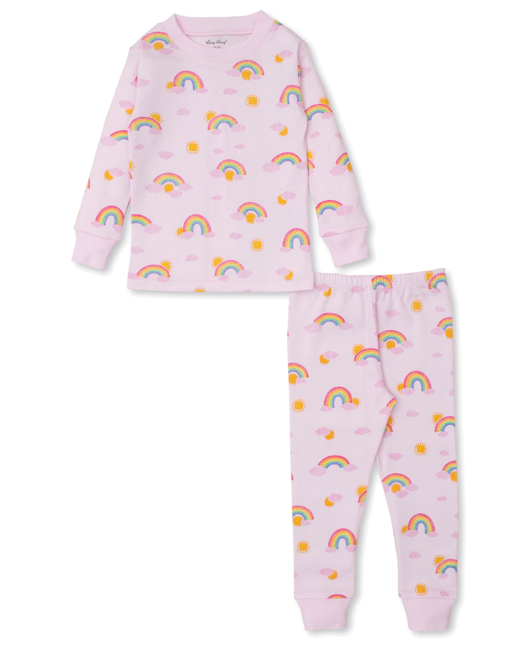 Sunshine Rainbows Toddler Pajama Set - Kissy Kissy