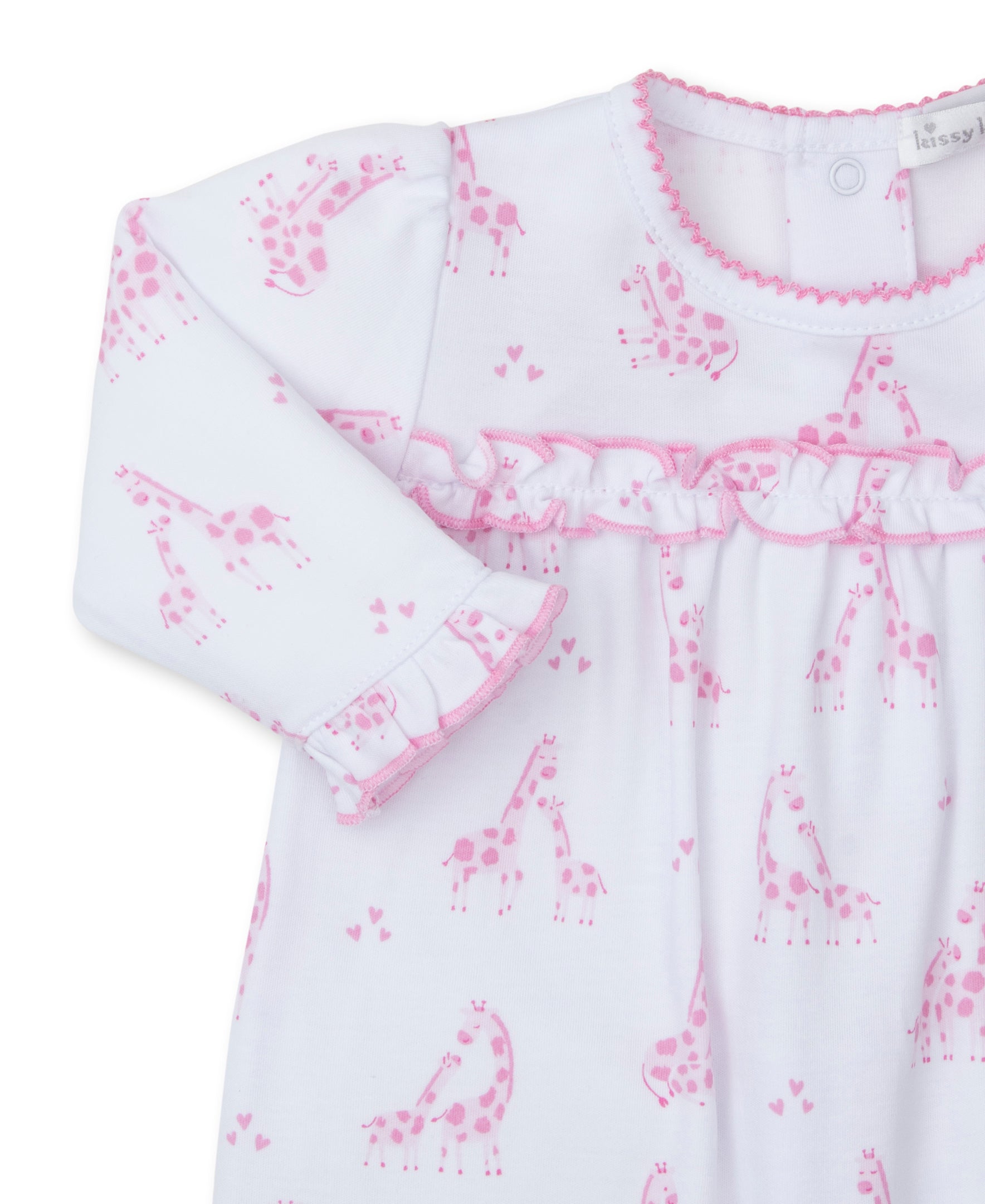 Giraffe Glee Pink Playsuit - Kissy Kissy