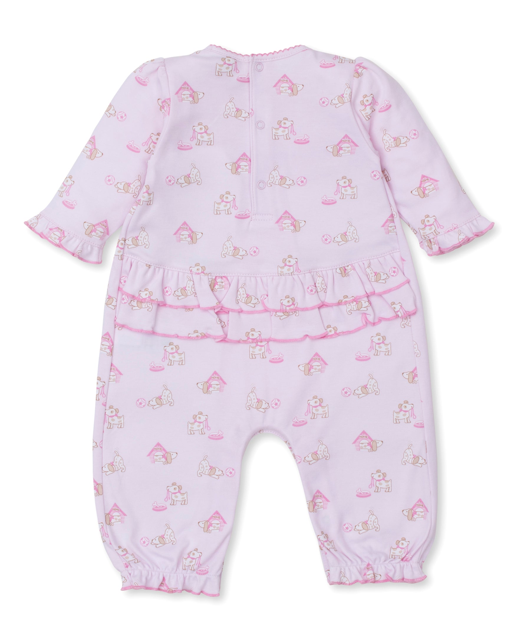 Pups In Action Pink Playsuit - Kissy Kissy