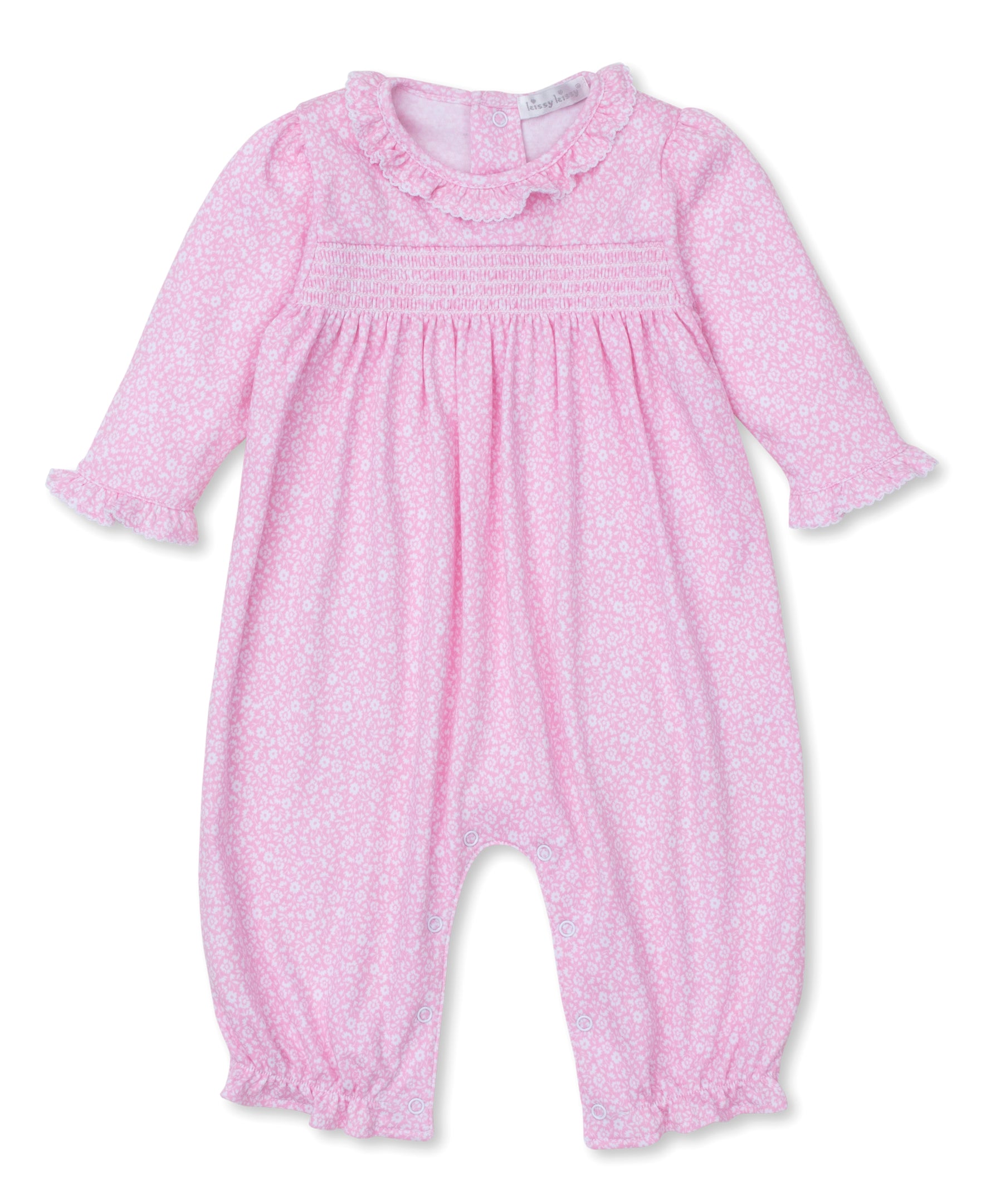 Fall Flower Patch Pink Playsuit - Kissy Kissy