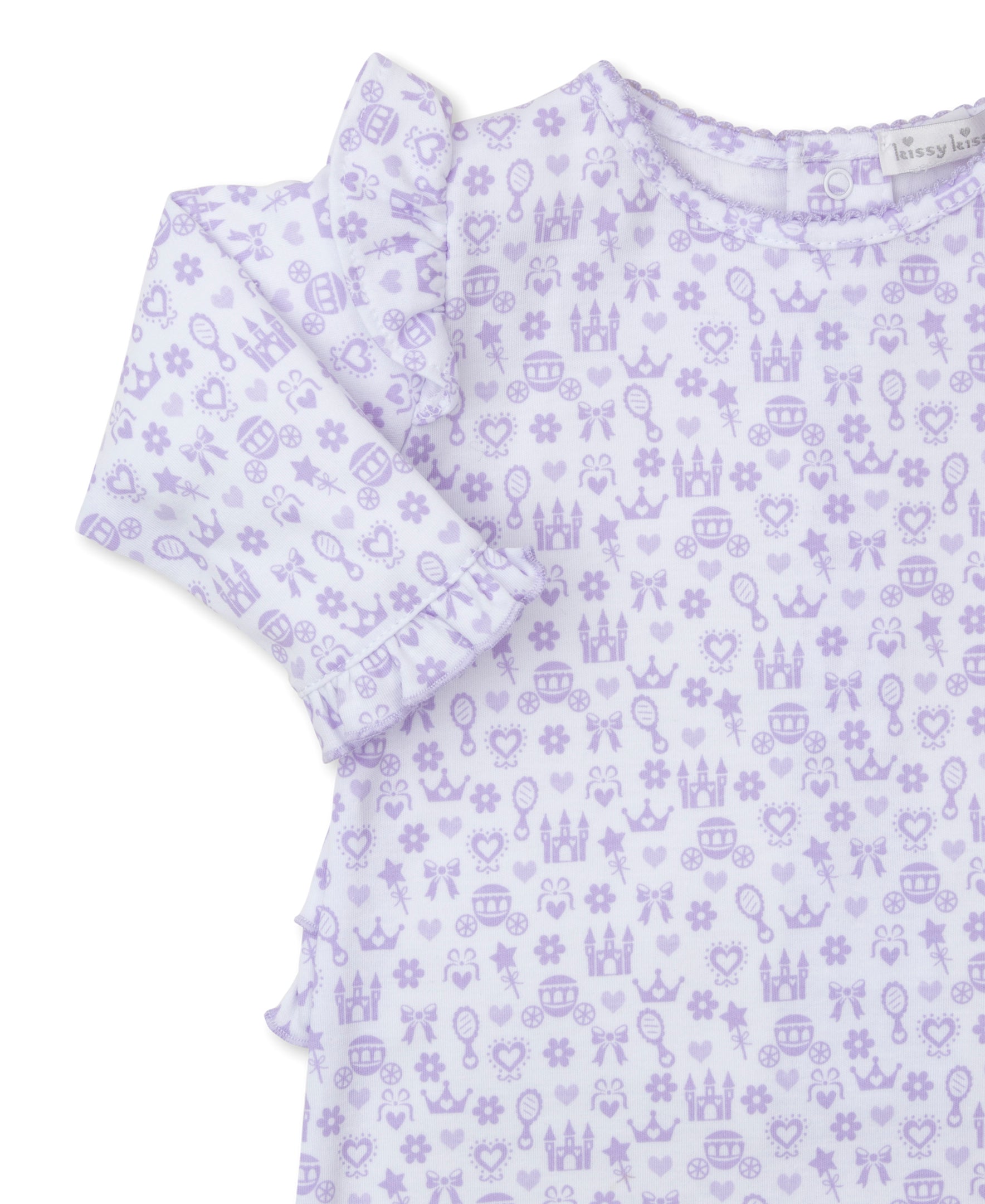 Royal Details Lilac Playsuit - Kissy Kissy