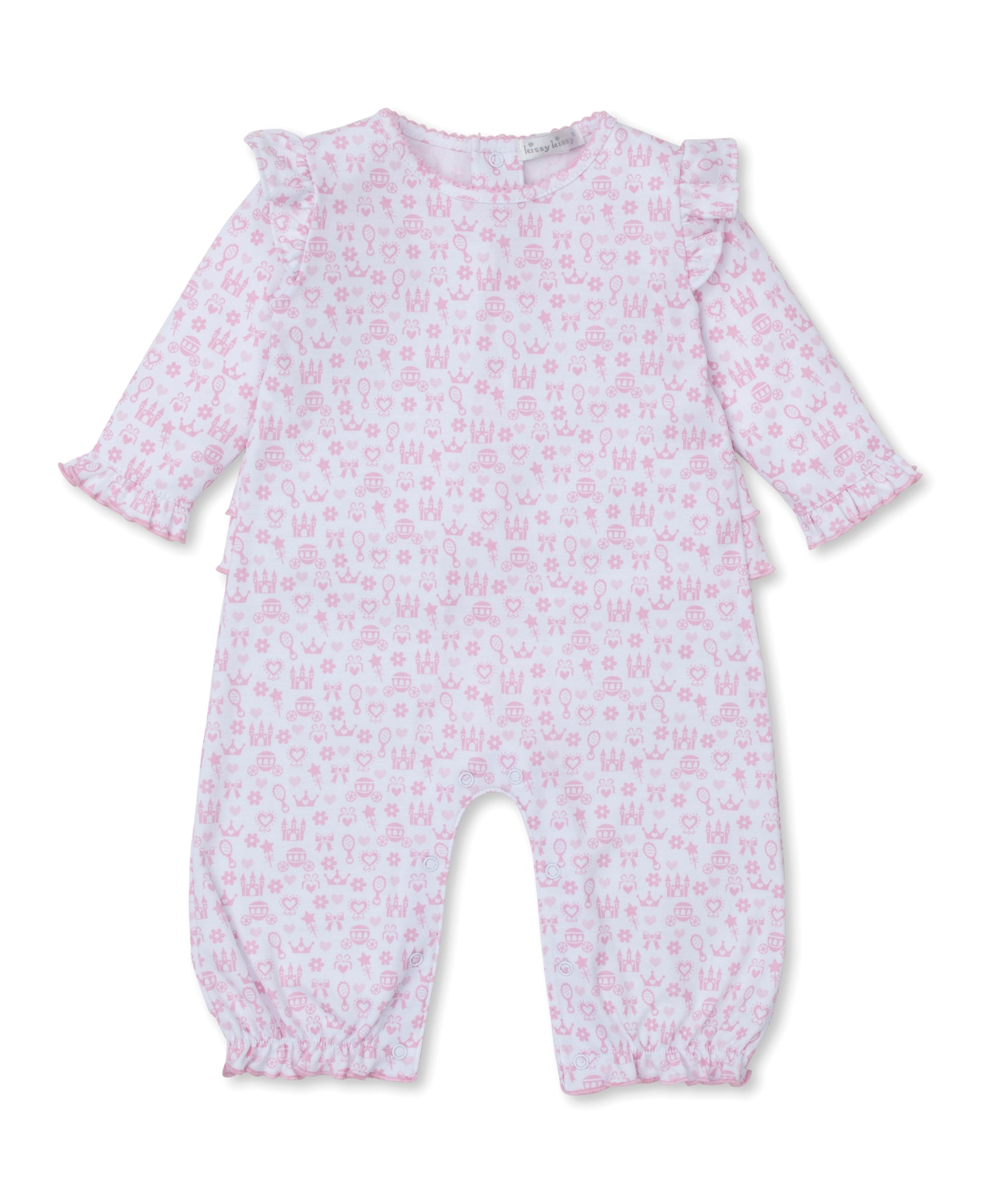 Royal Details Pink Playsuit - Kissy Kissy