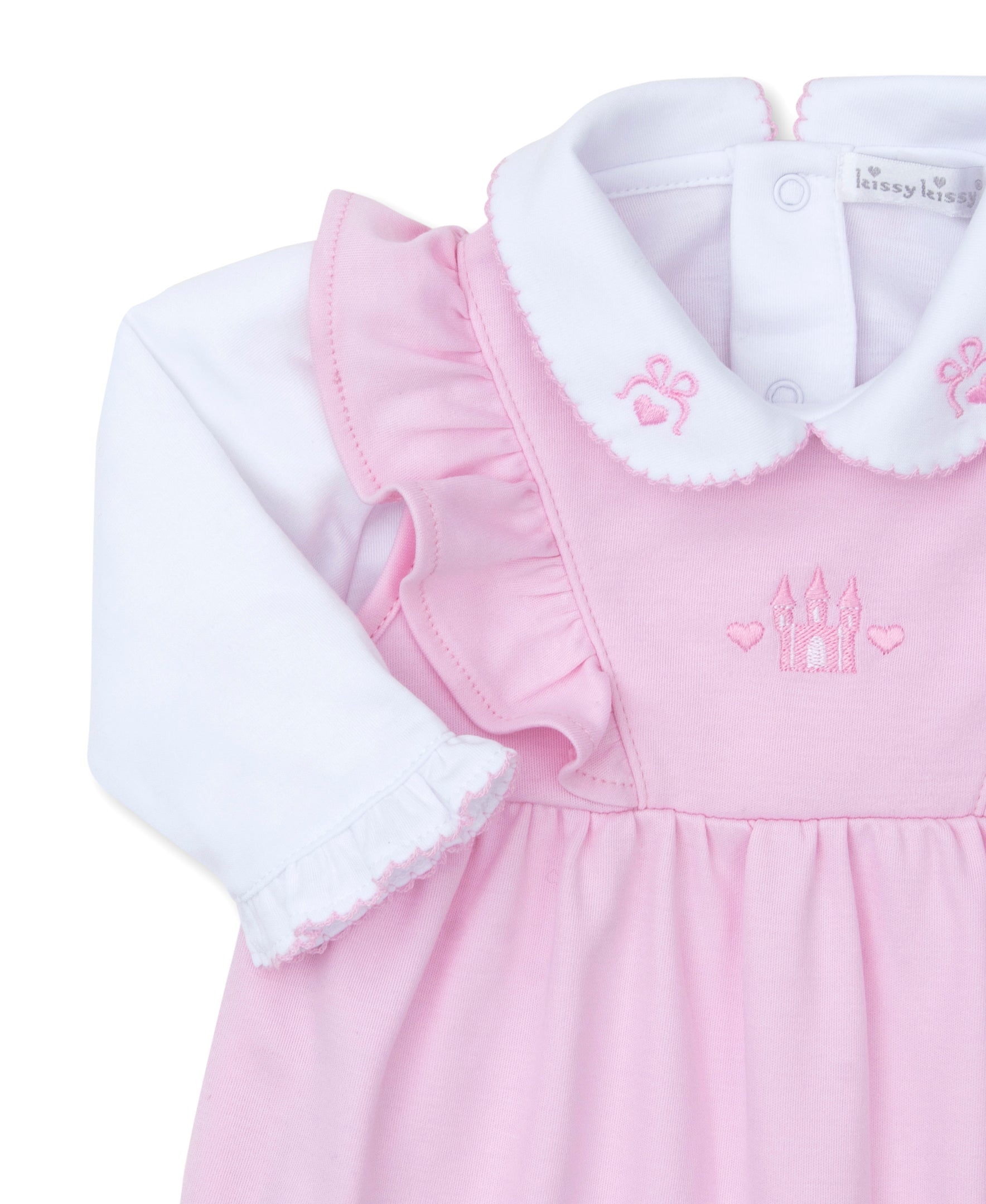 Royal Details Pink Overall Set - Kissy Kissy