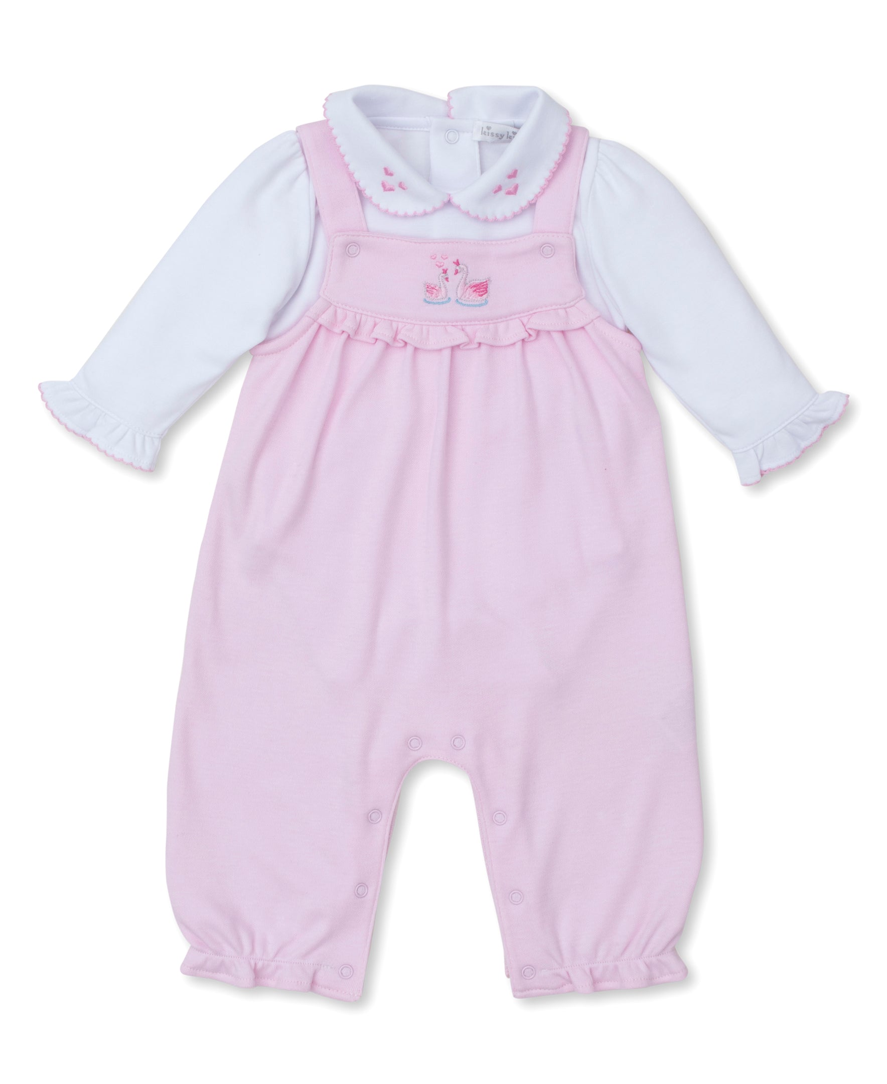 Swan Sanctuary Overall Set - Kissy Kissy