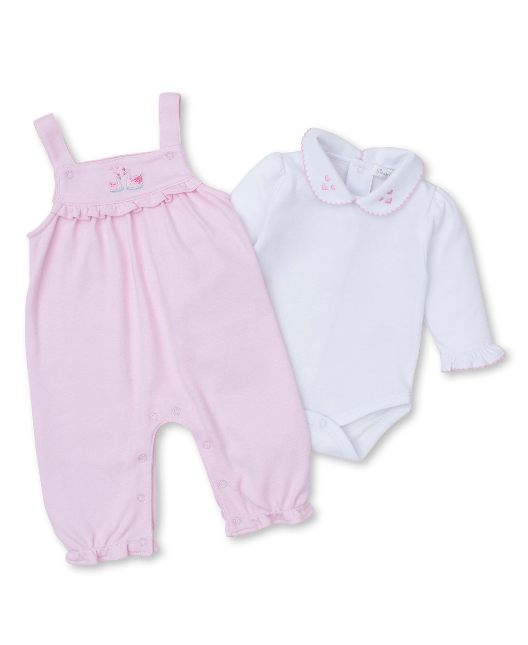 Swan Sanctuary Overall Set - Kissy Kissy