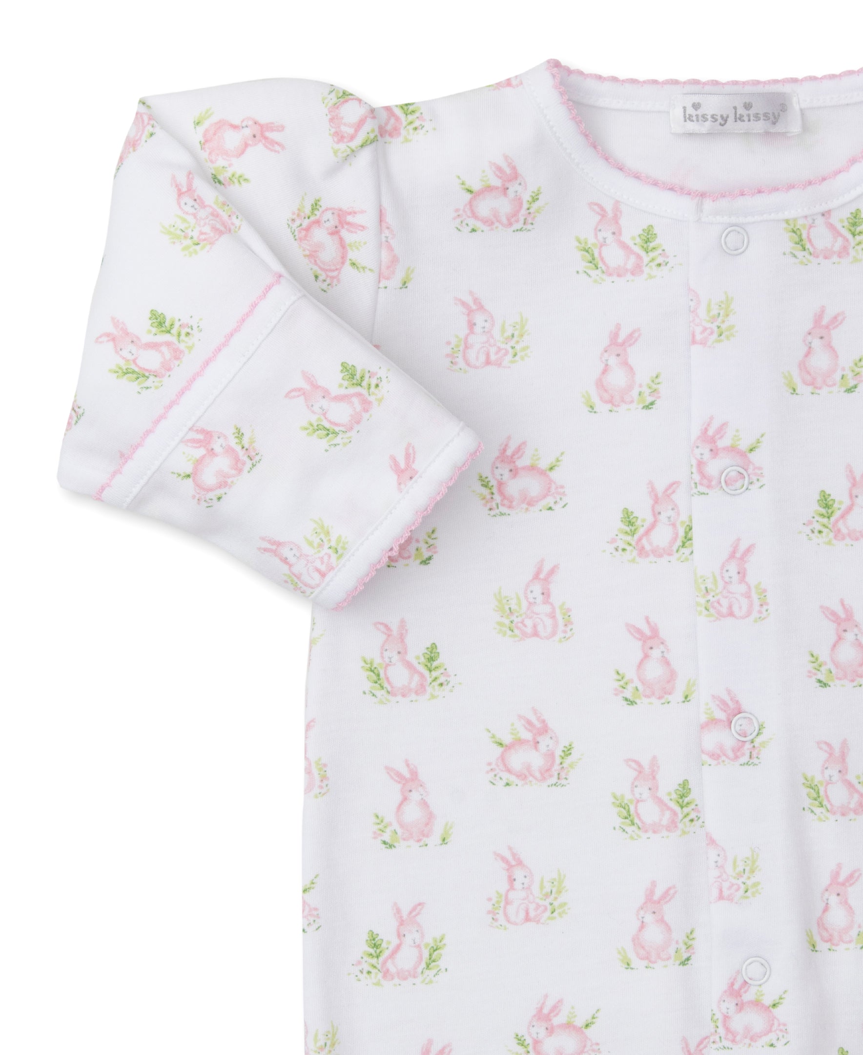 Cottontail Hollows Pink Footie - Kissy Kissy