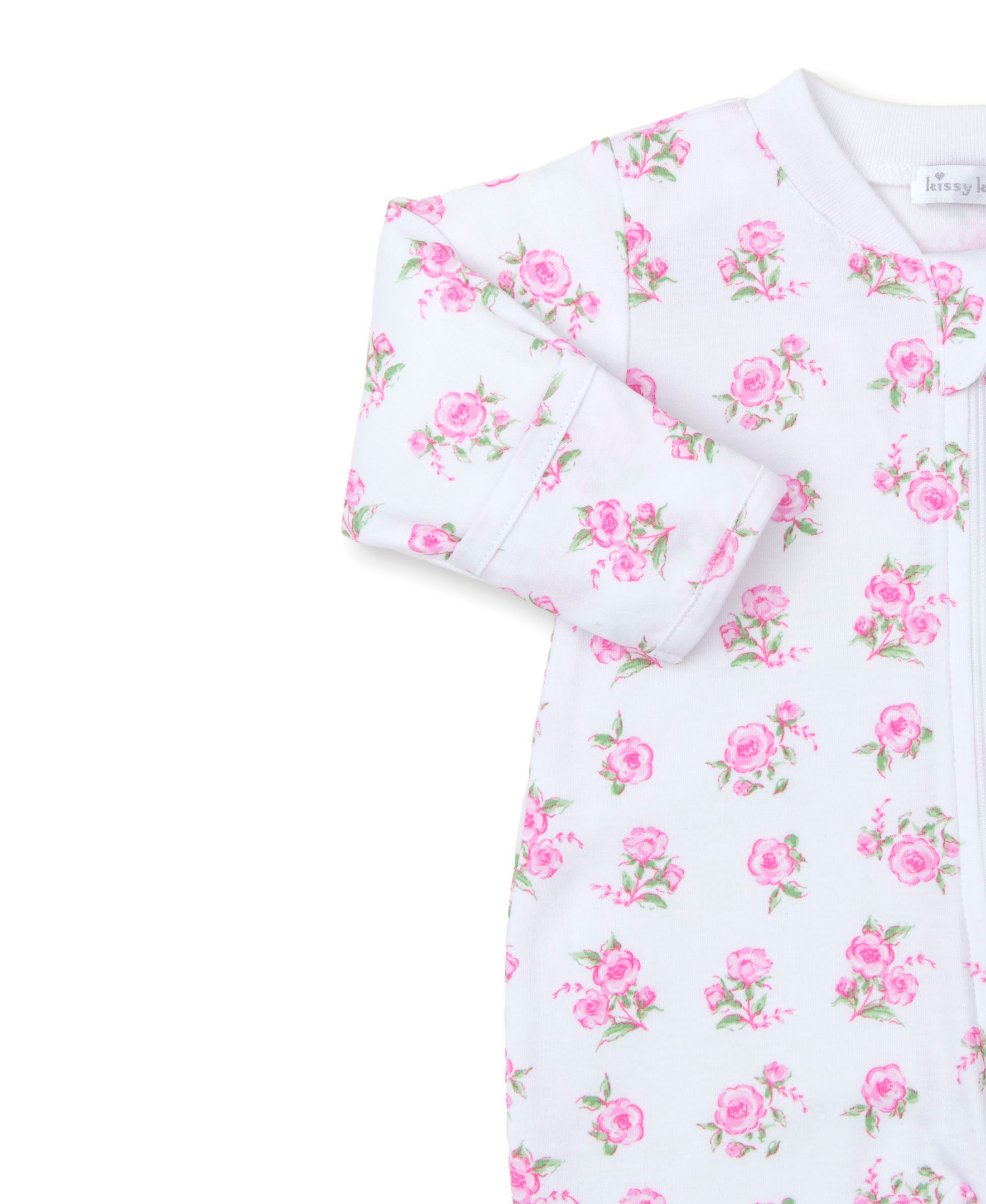 Floral Treasure Zip Footie - Kissy Kissy