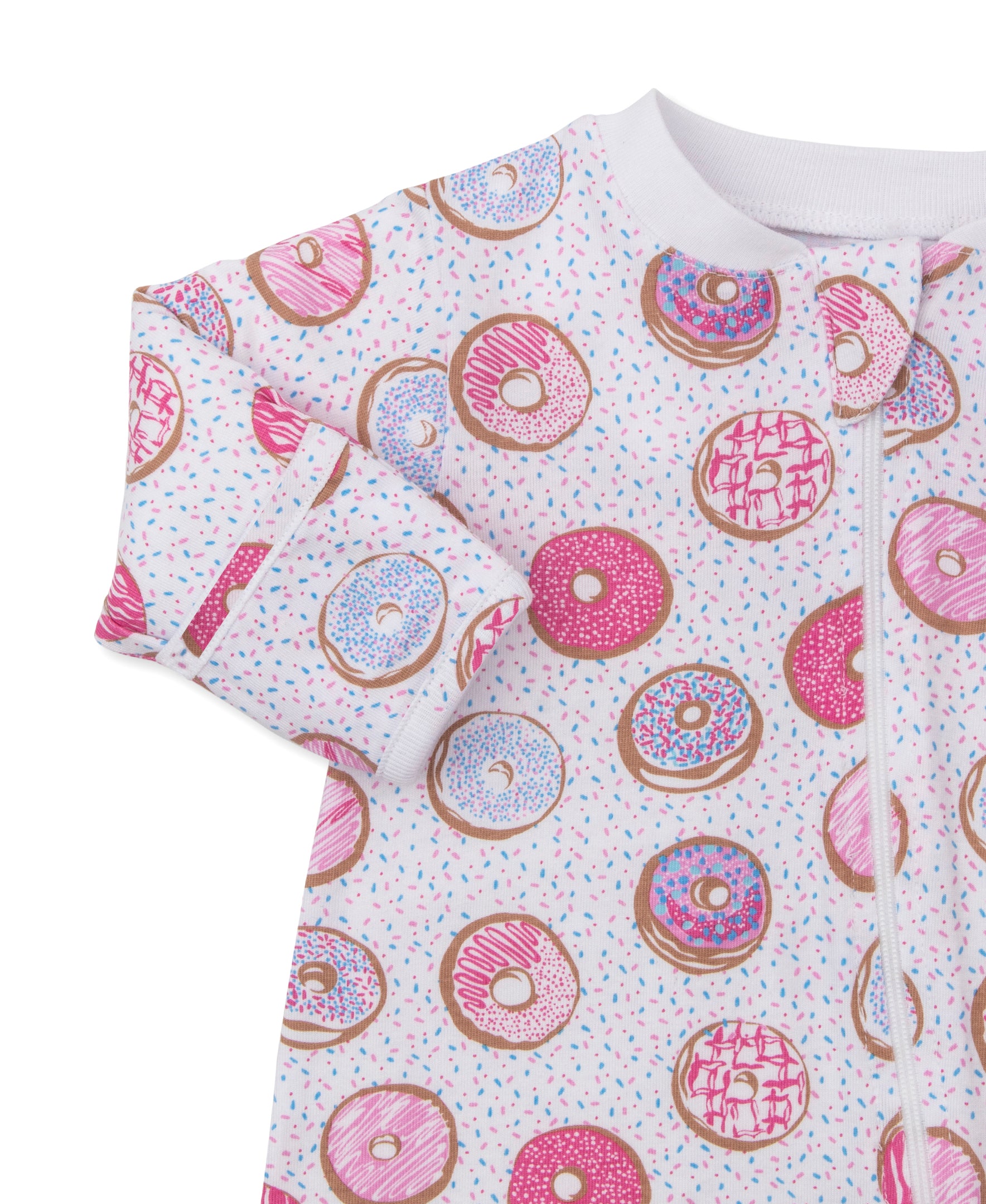 Donuts StretchFlex Zip Footie - Kissy Kissy