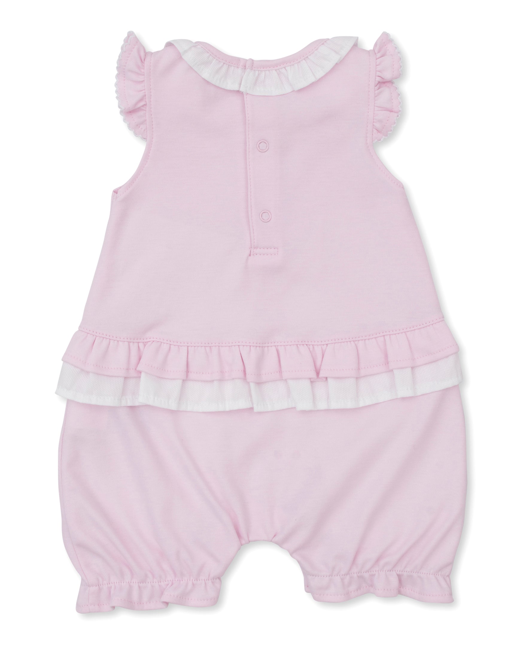 Pique Bunny Bash Pink Short Playsuit - Kissy Kissy