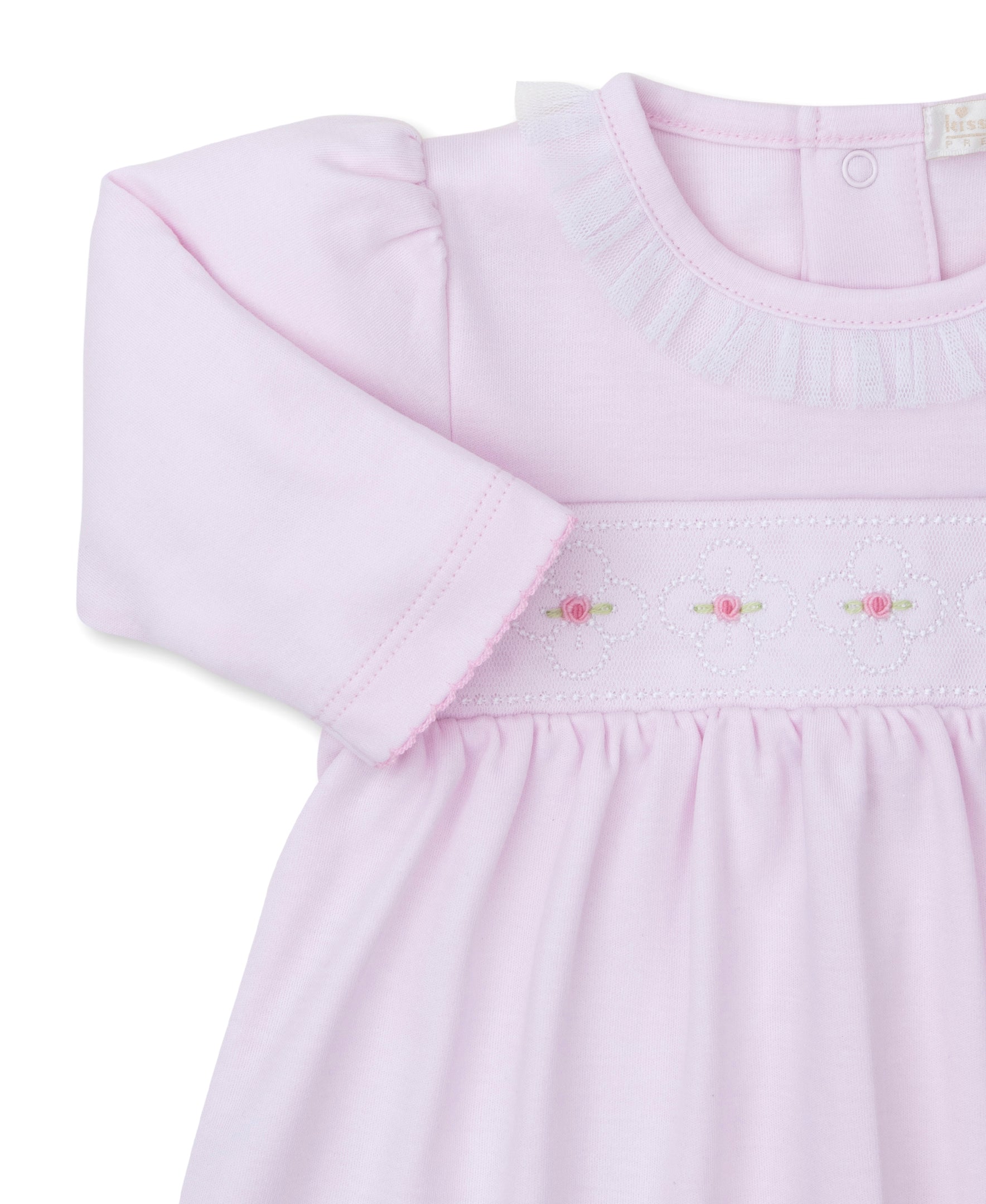 Premier Rosabella Pink Hand Emb. Dress Set - Kissy Kissy