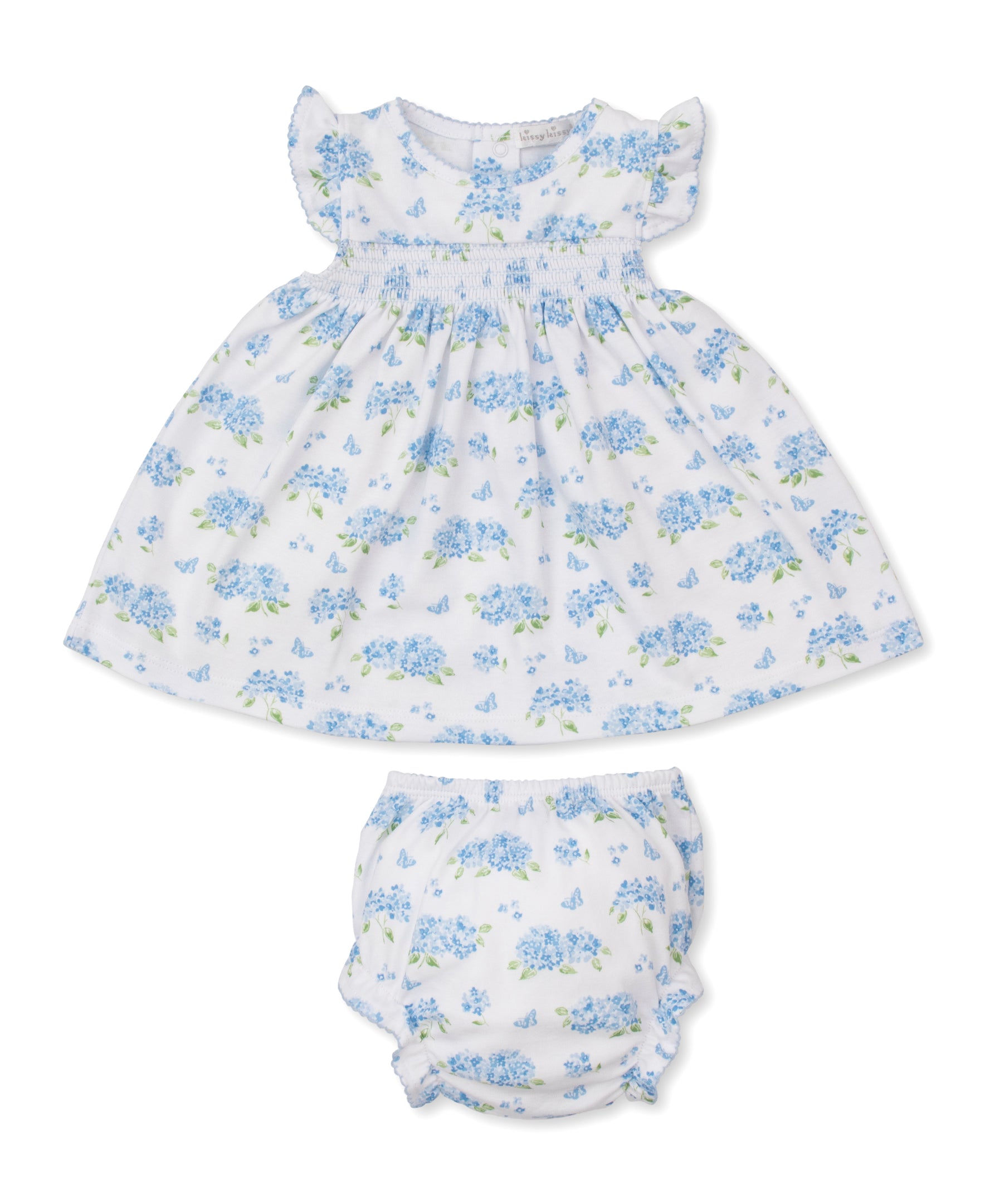 Heavenly Hydrangeas Blue Dress Set - Kissy Kissy