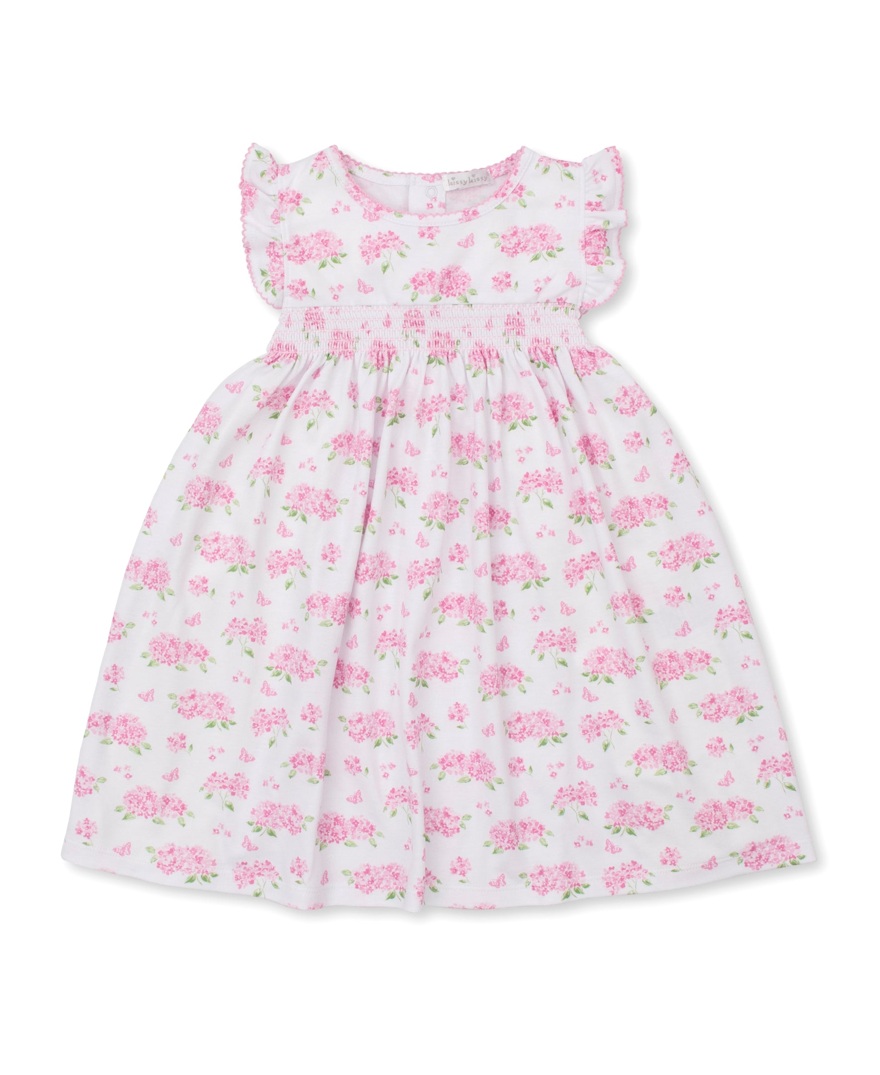 Heavenly Hydrangeas Pink Toddler Dress - Kissy Kissy