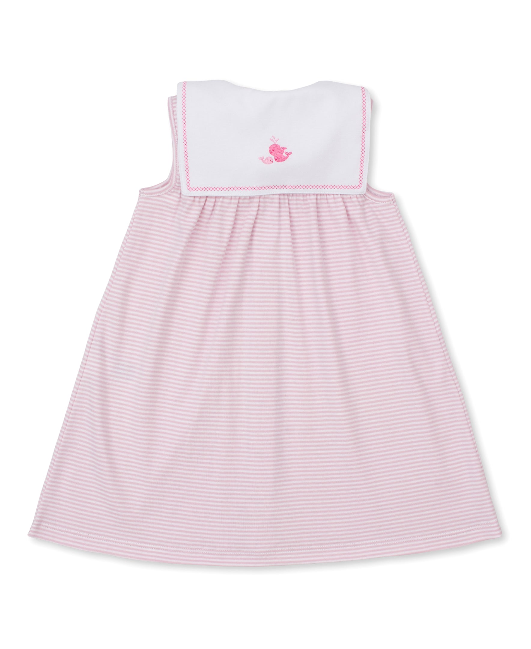 Whale Wonder Pink Stripe Toddler Dress - Kissy Kissy