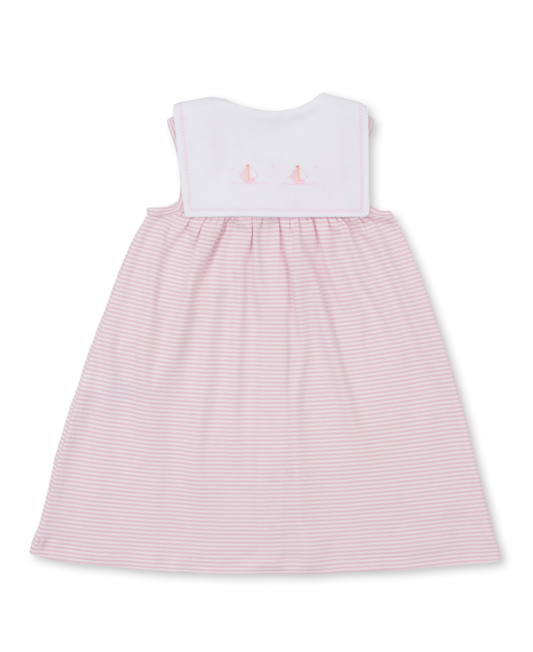 Saturday Regatta Pink Stripe Toddler Dress - Kissy Kissy