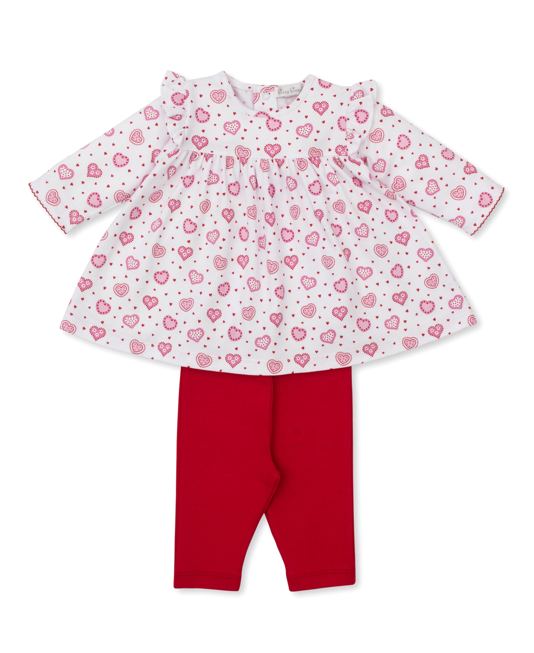 Heartfelt Hearts Dress Set - Kissy Kissy