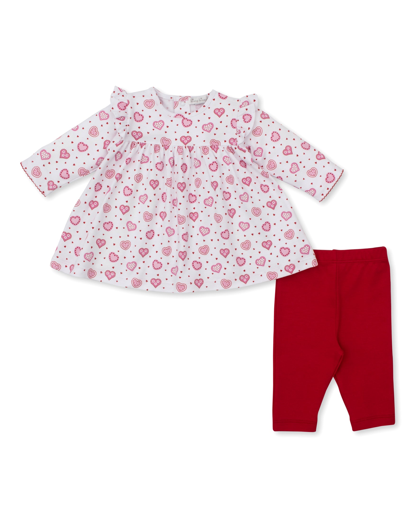 Heartfelt Hearts Dress Set - Kissy Kissy