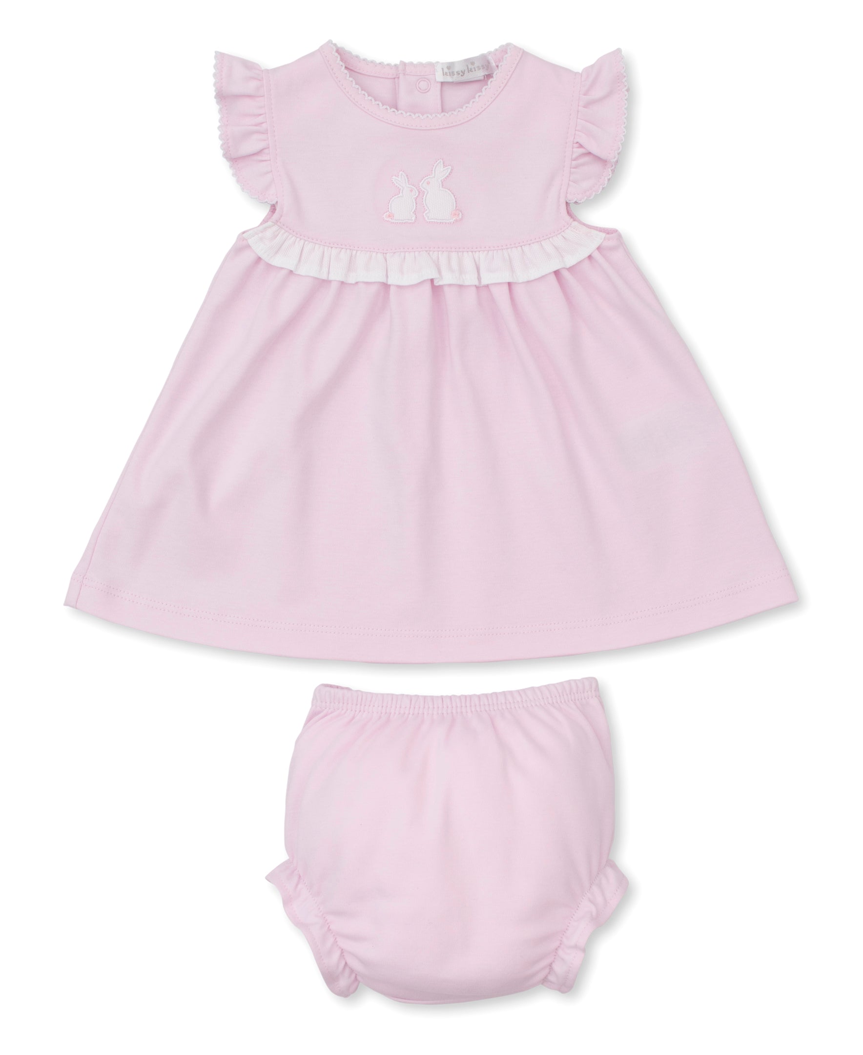 Pique Bunny Bash Pink Dress Set - Kissy Kissy