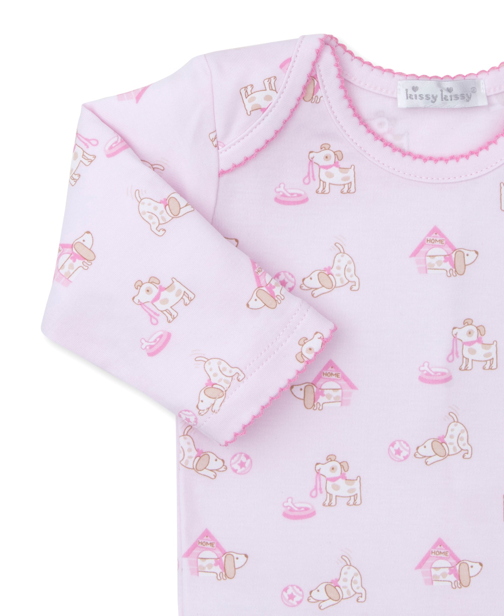 Pups in Action Pink Pant Set - Kissy Kissy