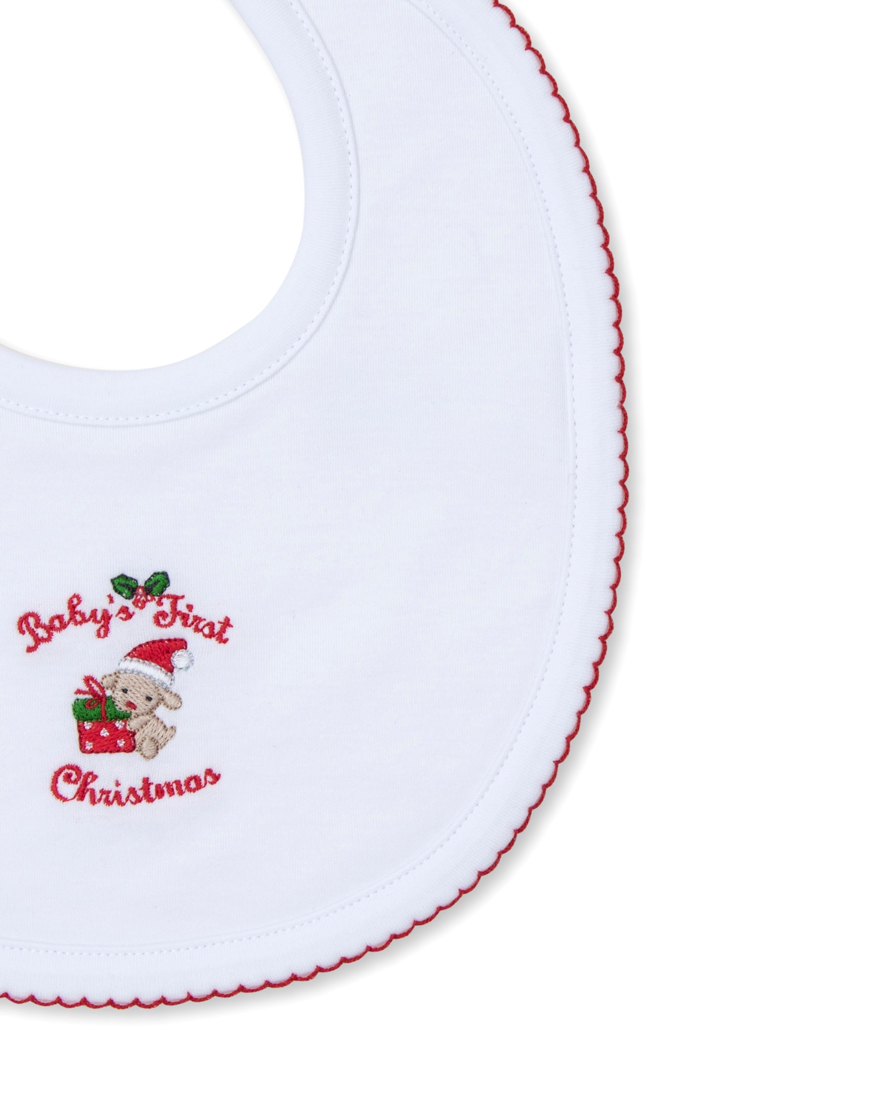 Baby's First Christmas 24 Bib - Kissy Kissy