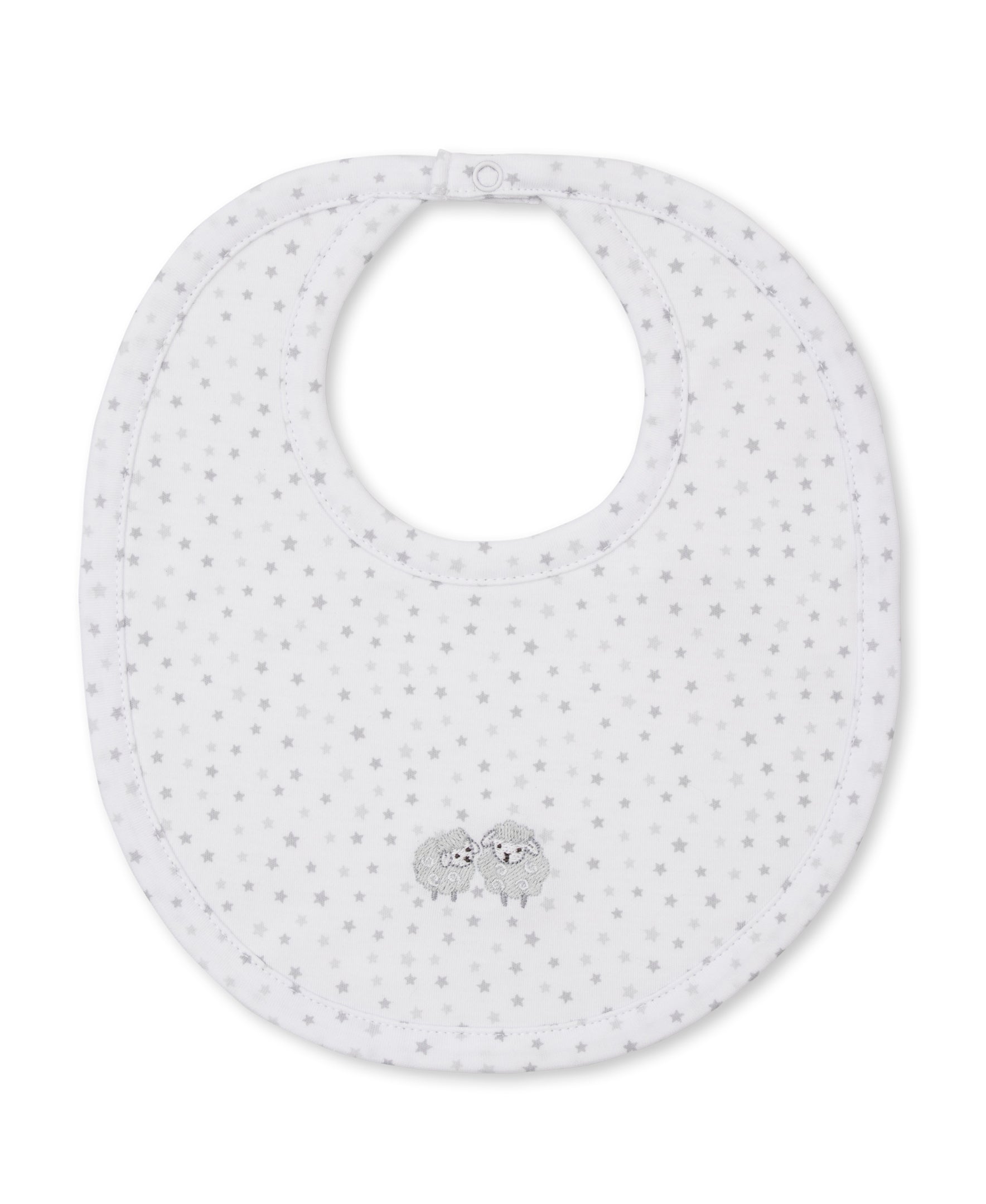 Baa Baa Baby Sheep Silver Star Bib - Kissy Kissy