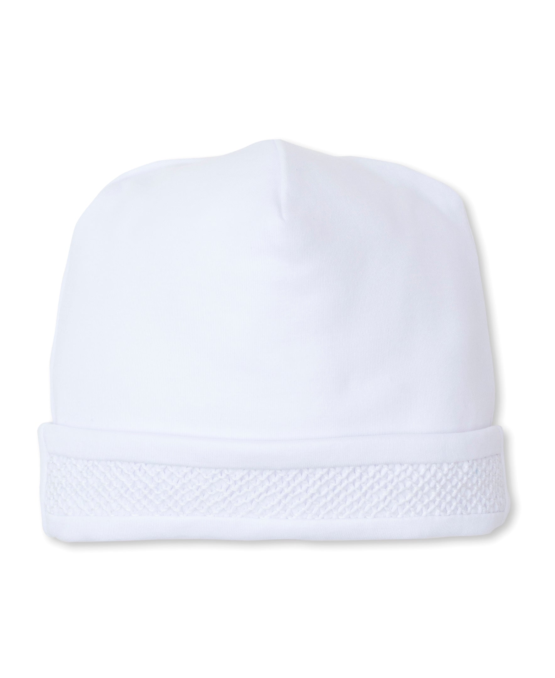 Hand Smocked CLB Charmed White Hat - Kissy Kissy