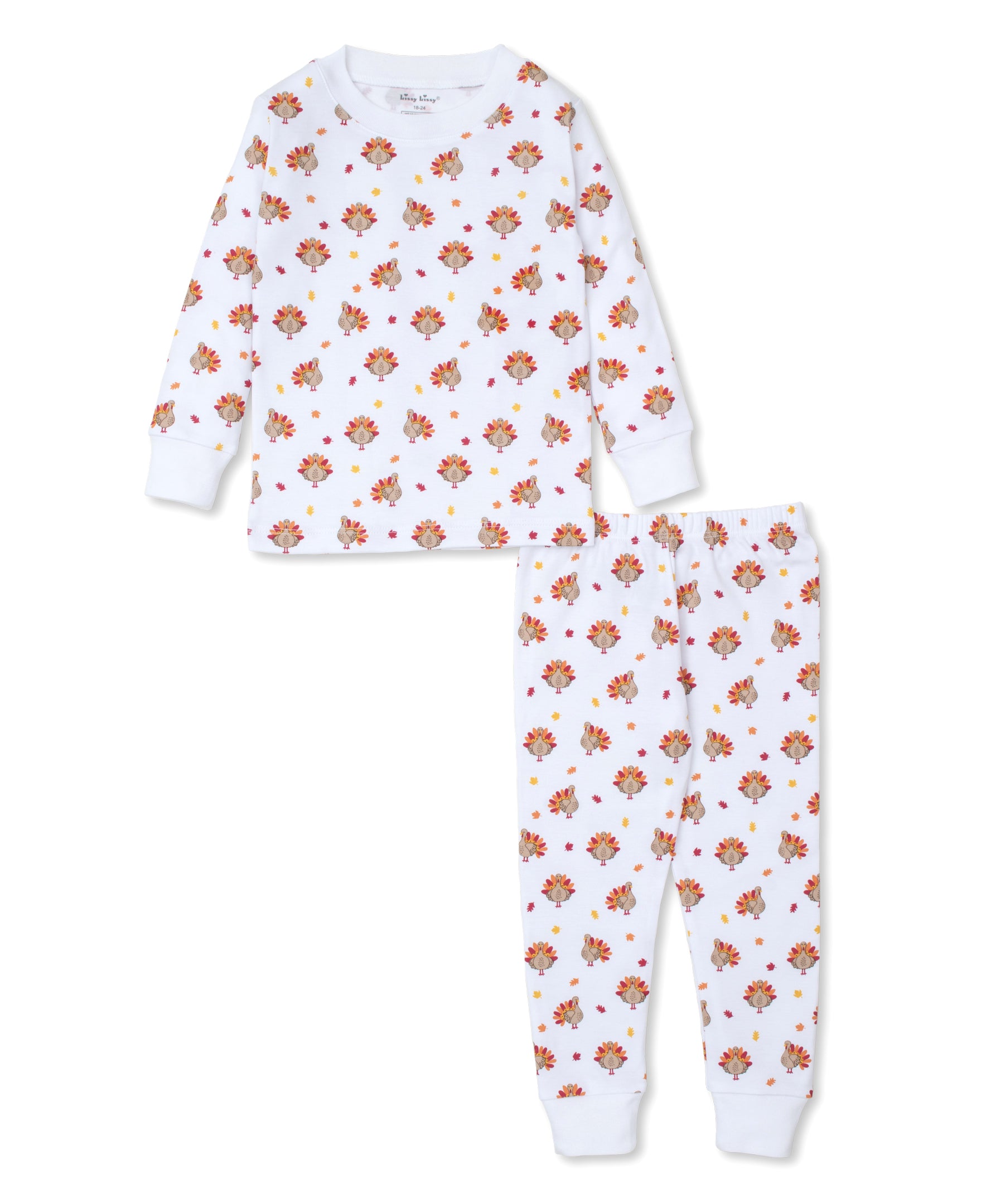 Turkey Time Toddler Pajama Set - Kissy Kissy